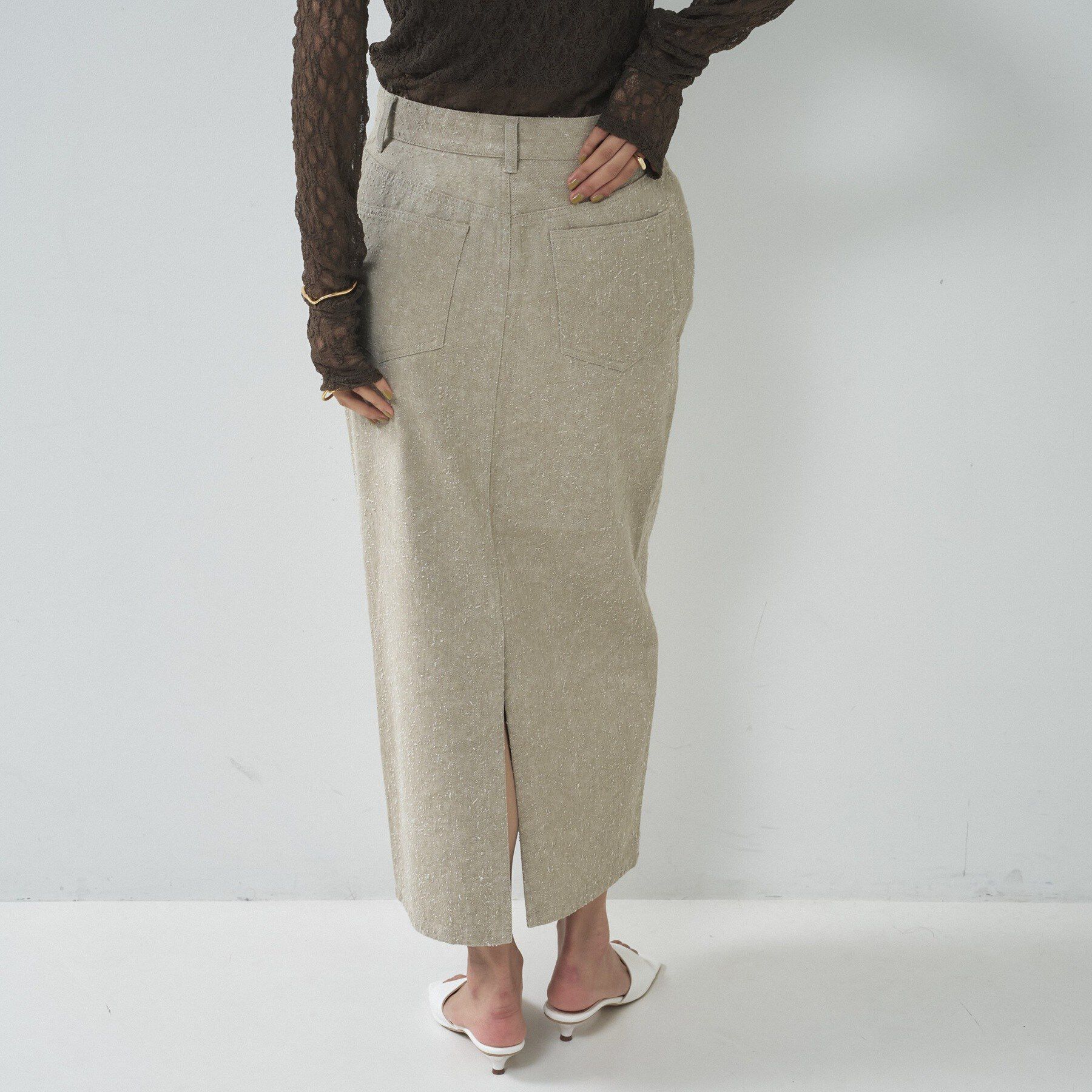 GALLEST「グレイニーコットンタイトスカート」|スカート|