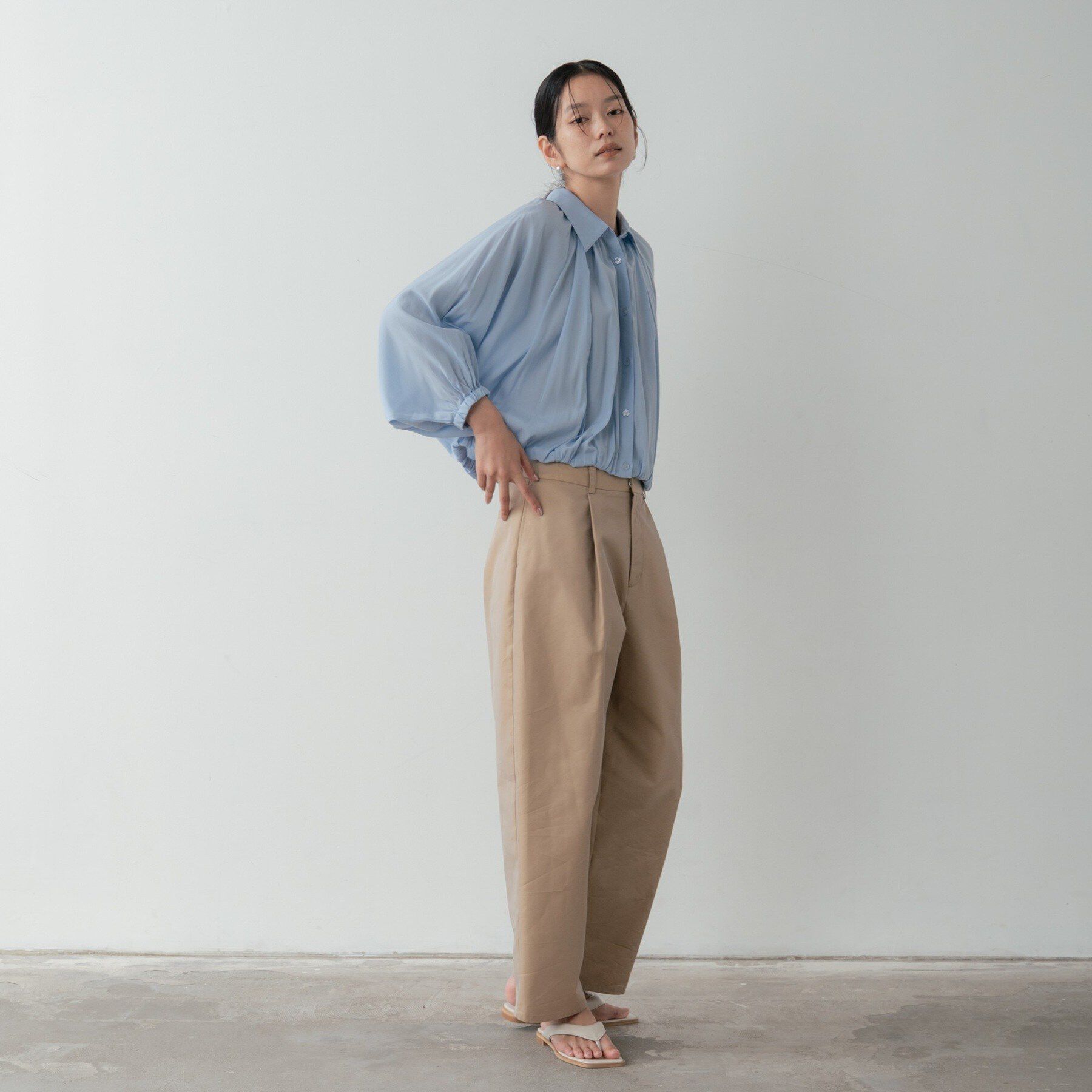 GALLEST「バルーンシアーブラウス」|シャツ・ブラウス|