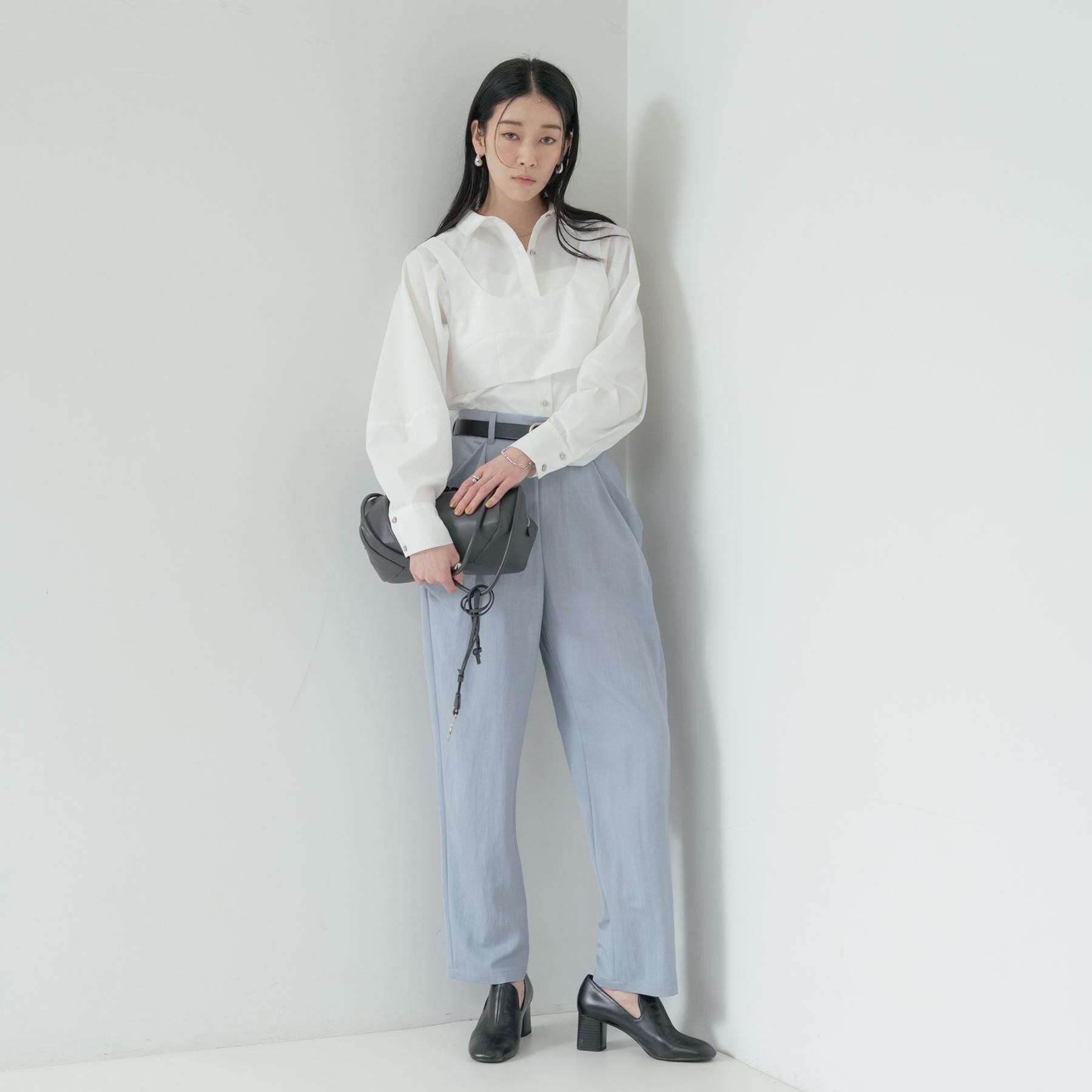 GALLEST「ビスチェSETフォルムシャツ」|シャツ・ブラウス|