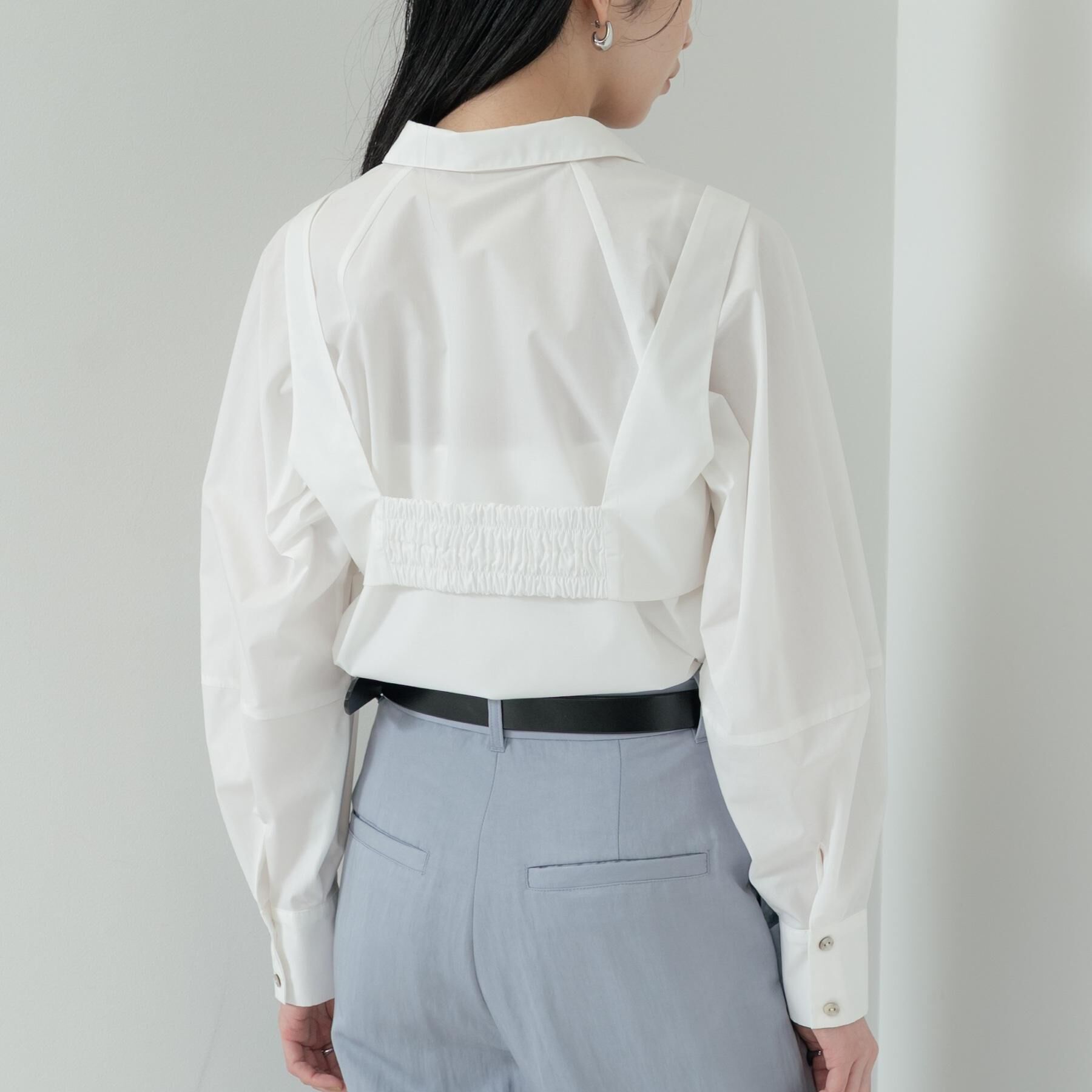 GALLEST「ビスチェSETフォルムシャツ」|シャツ・ブラウス|