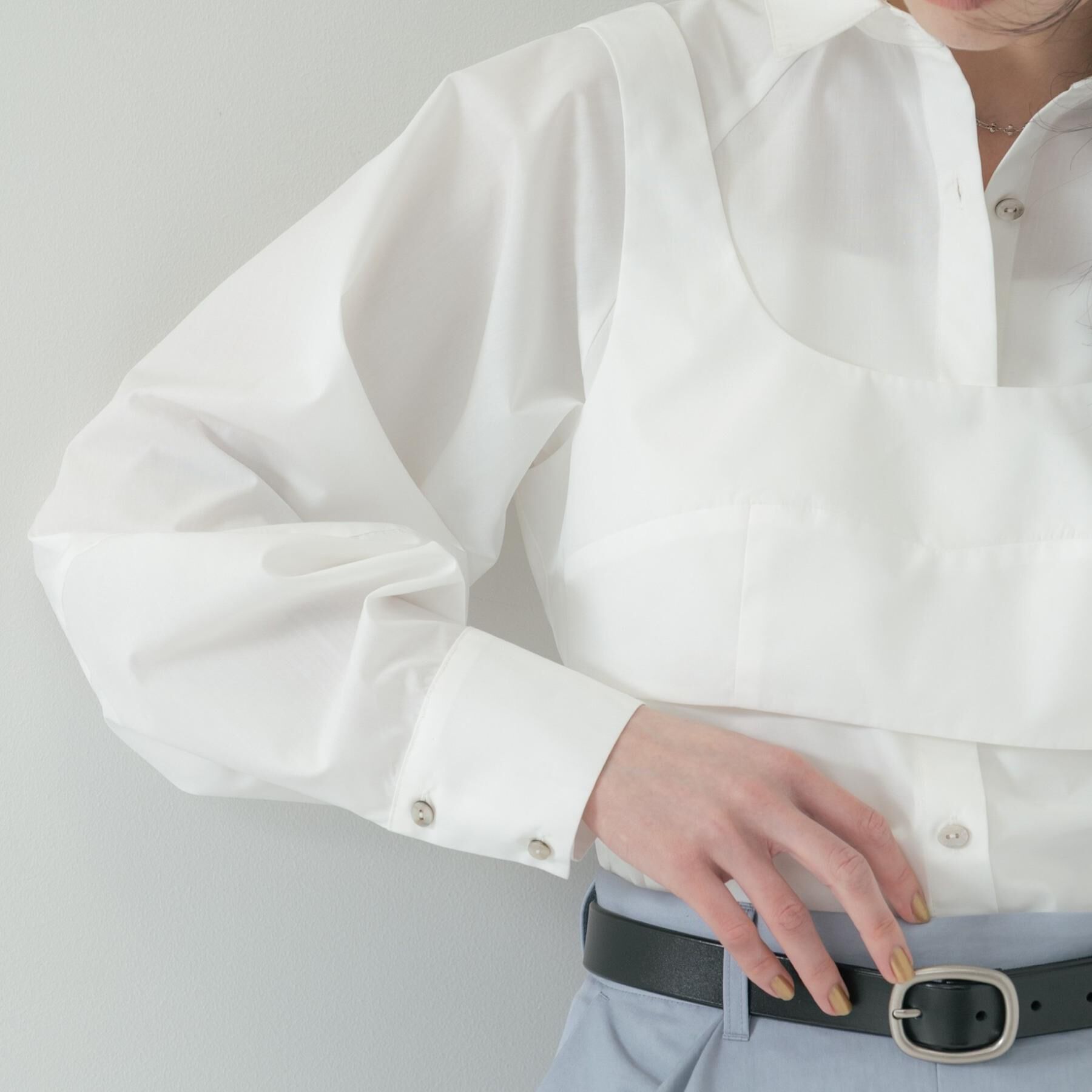 GALLEST「ビスチェSETフォルムシャツ」|シャツ・ブラウス|