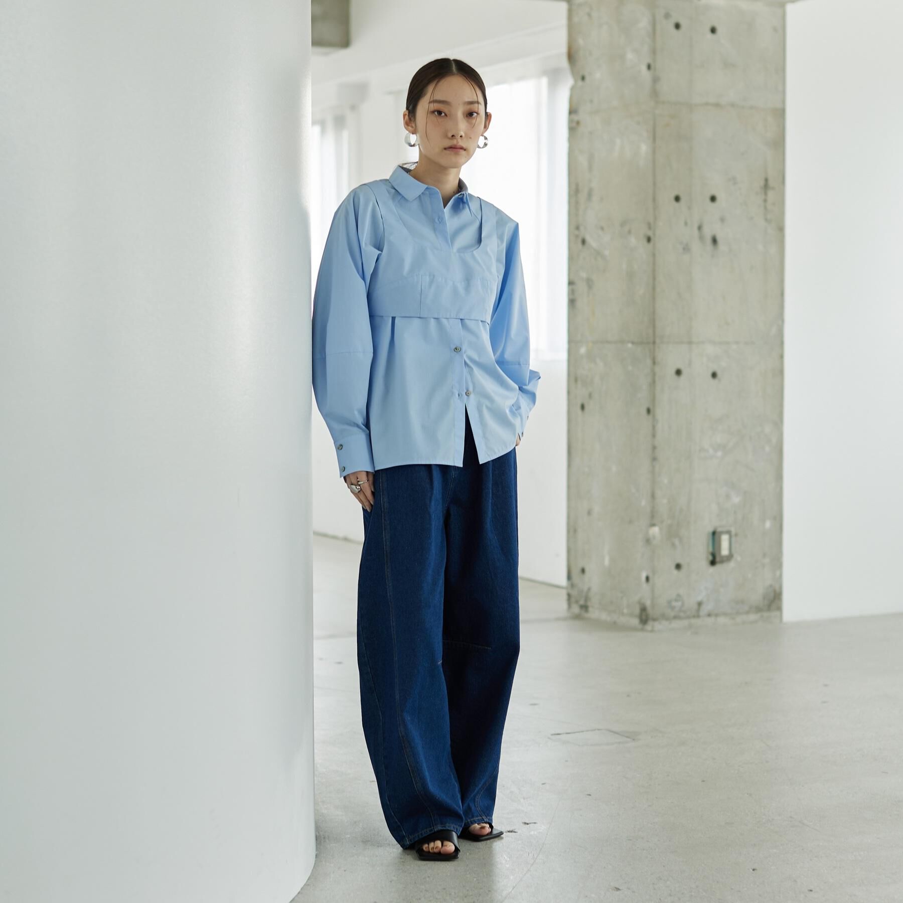 GALLEST「ビスチェSETフォルムシャツ」|シャツ・ブラウス|