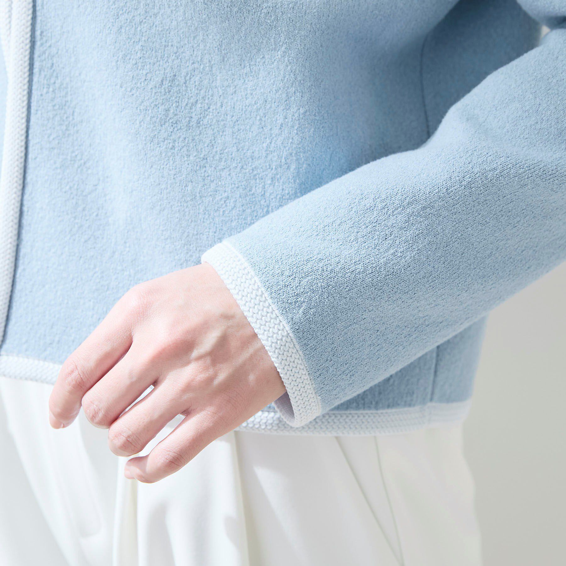 INDIVI「【軽量】ブークレジャケット ニットカーディガン」|カーディガン|