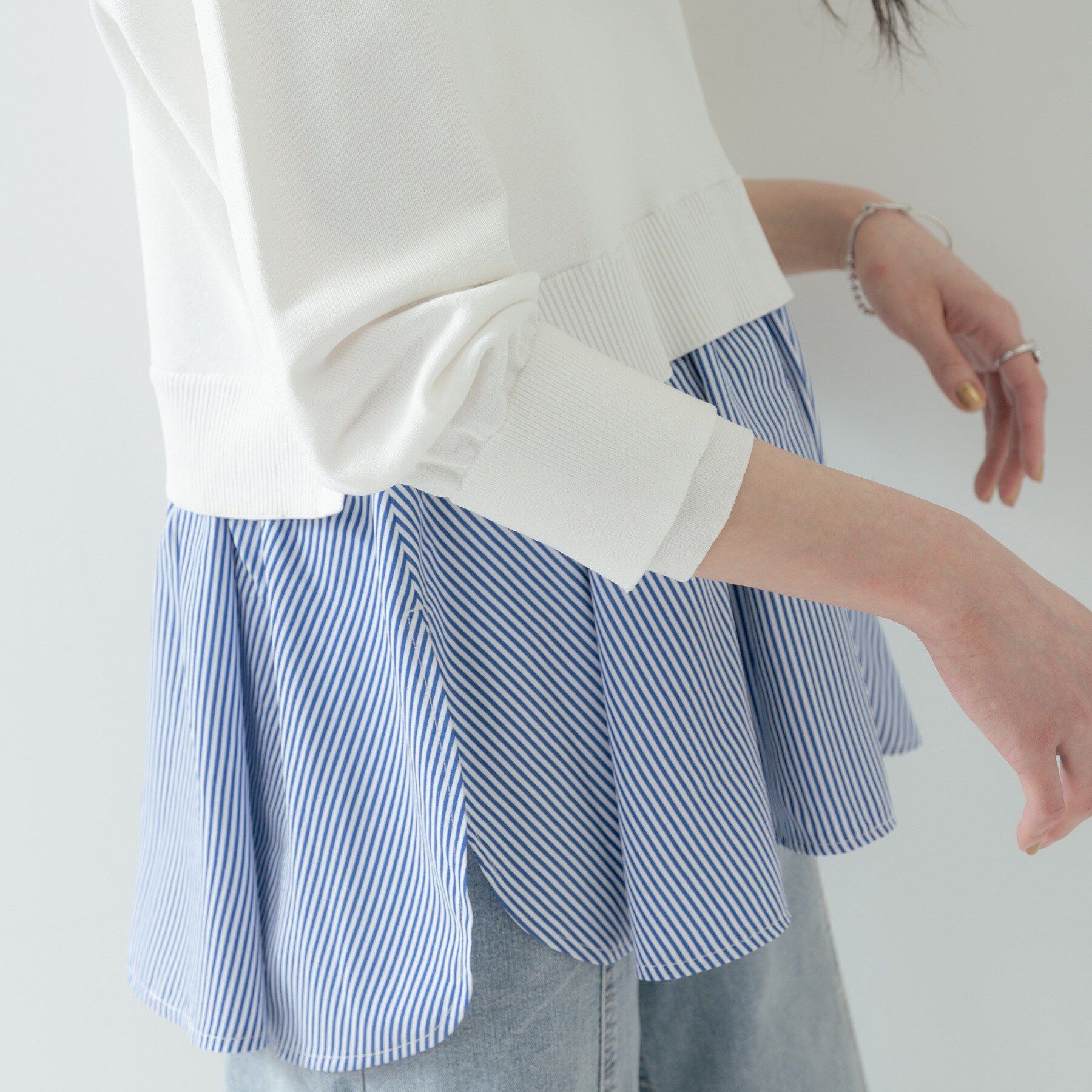 GALLEST「ペプラムドッキングニット」|ニット・セーター|