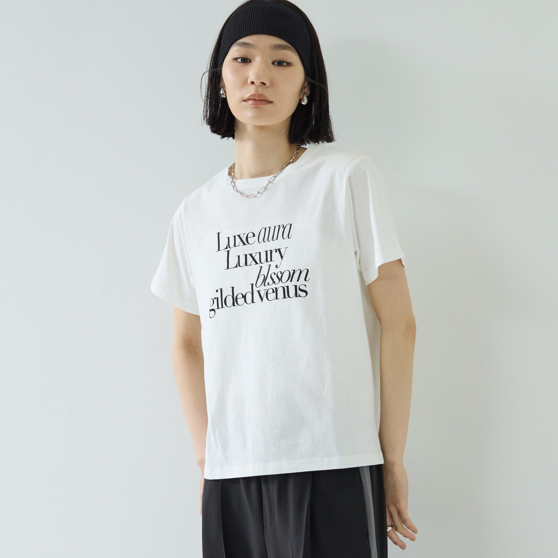 GALLEST「ボックスシルエットTシャツ」|Tシャツ・カットソー|ホワイト(001)