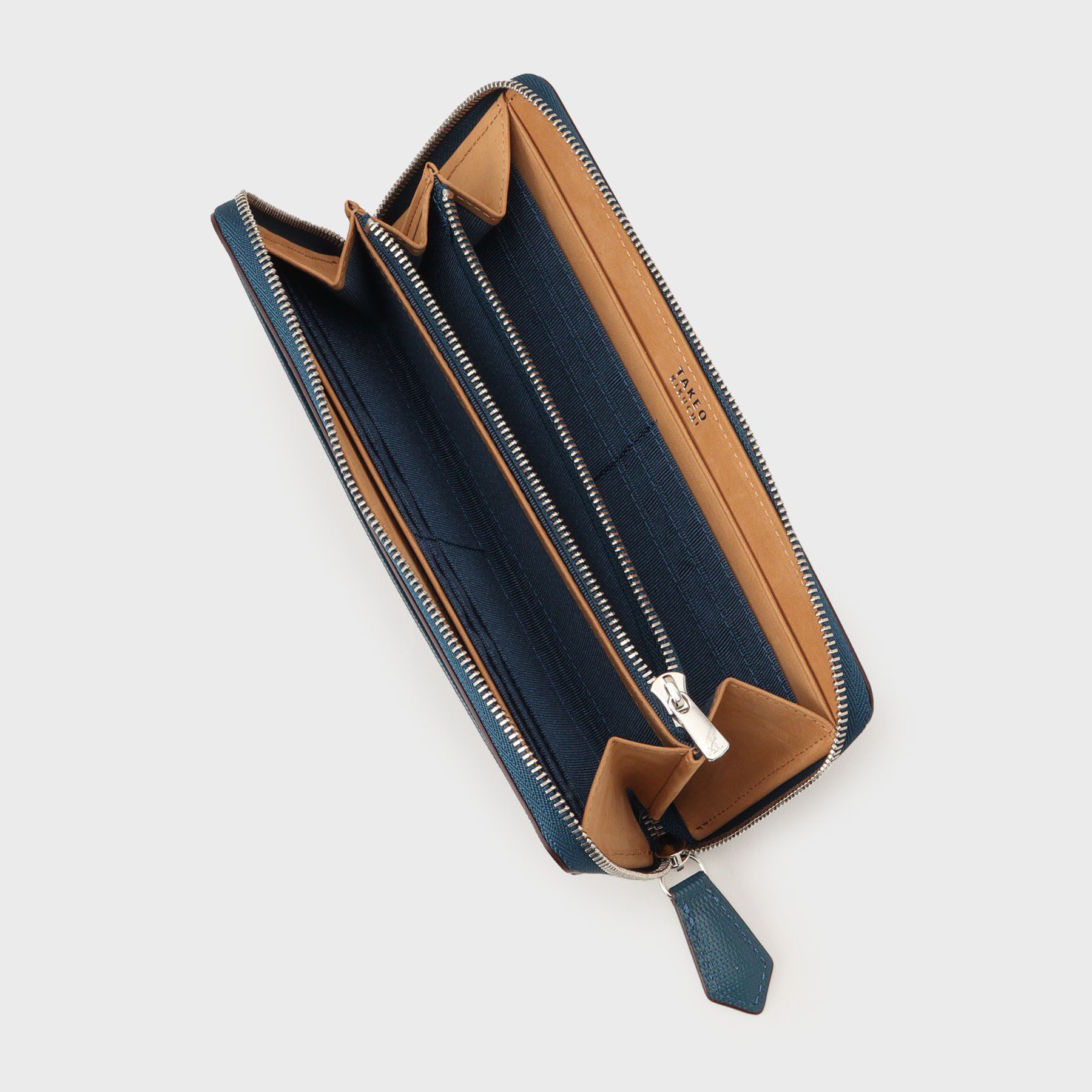 TAKEO KIKUCHI「【ソフト＆ナチュラル】ミニメッシュ レザー　ラウンドファスナー長財布」|財布|