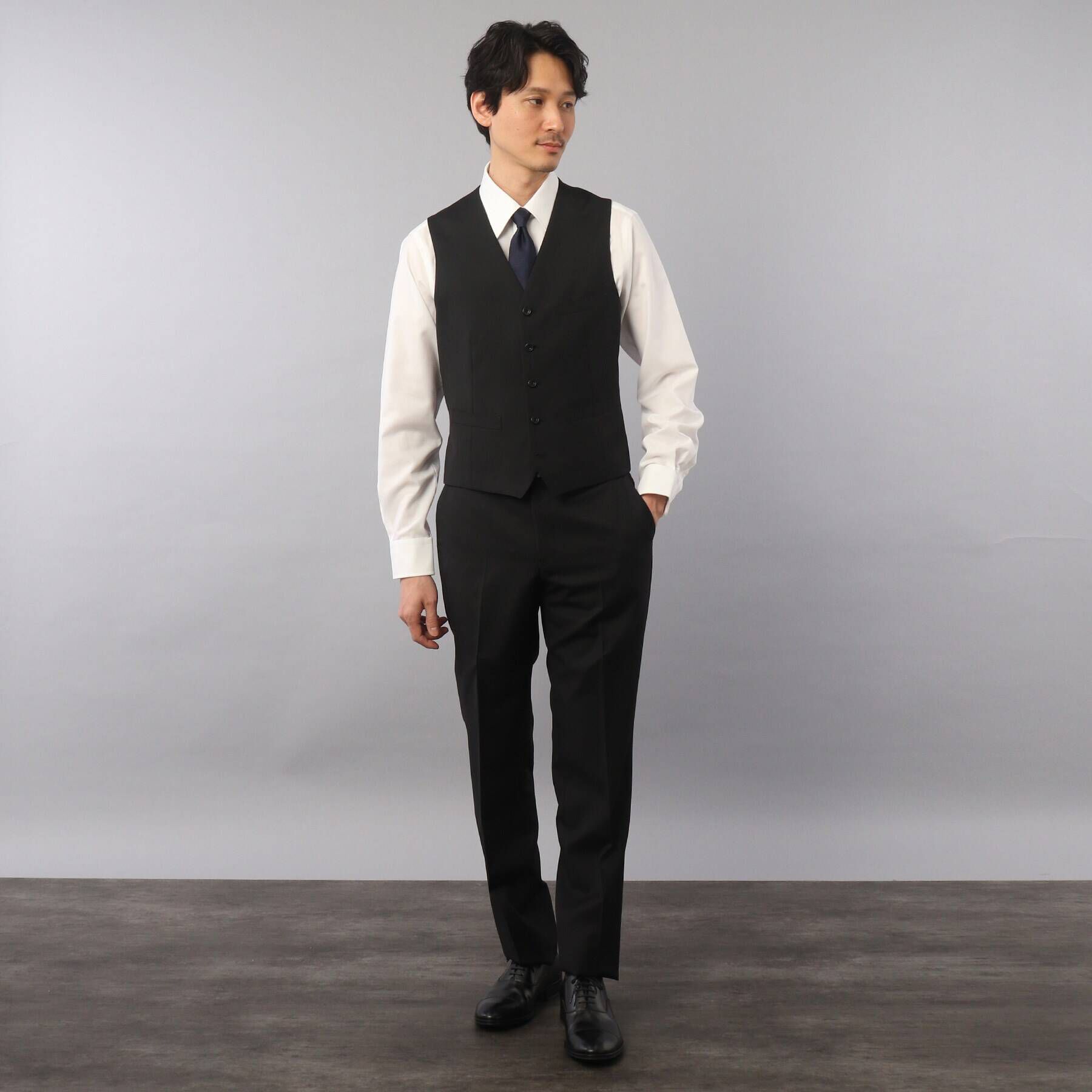 TAKEO KIKUCHI「【Sサイズ～】サージ　ベスト」|スーツ|