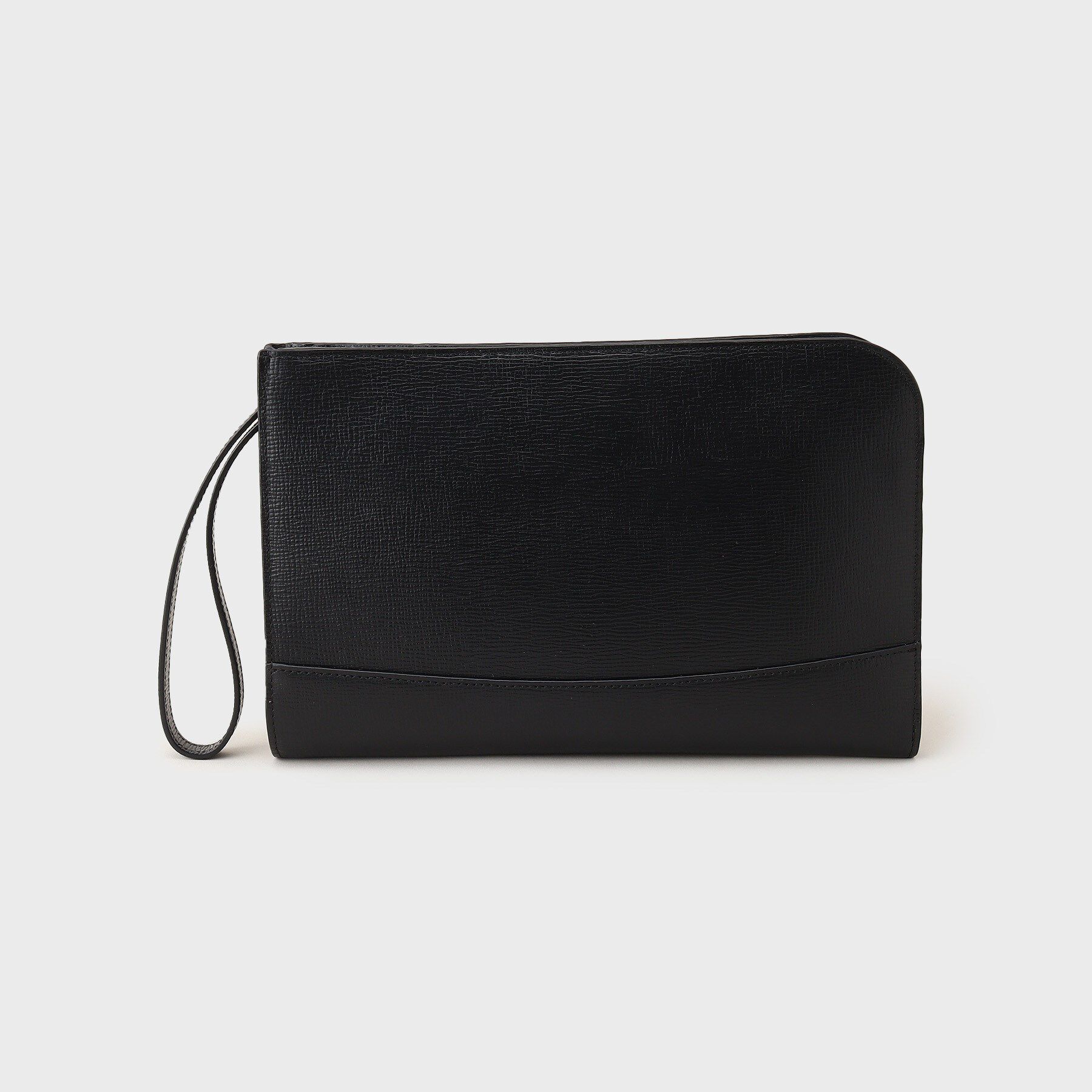 TAKEO KIKUCHI「【冠婚葬祭】ブラックレザー クラッチバッグ」|クラッチバッグ|