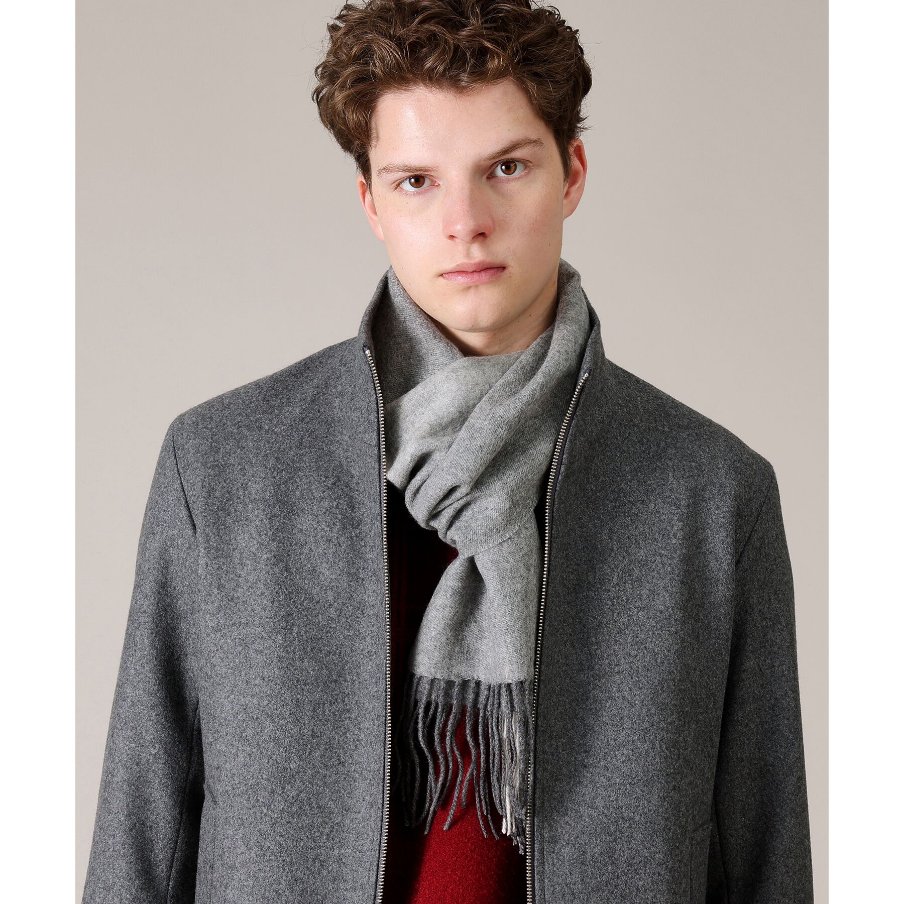 TAKEO KIKUCHI「【カシミヤ100%】パネル カシミヤマフラー」|ストール|