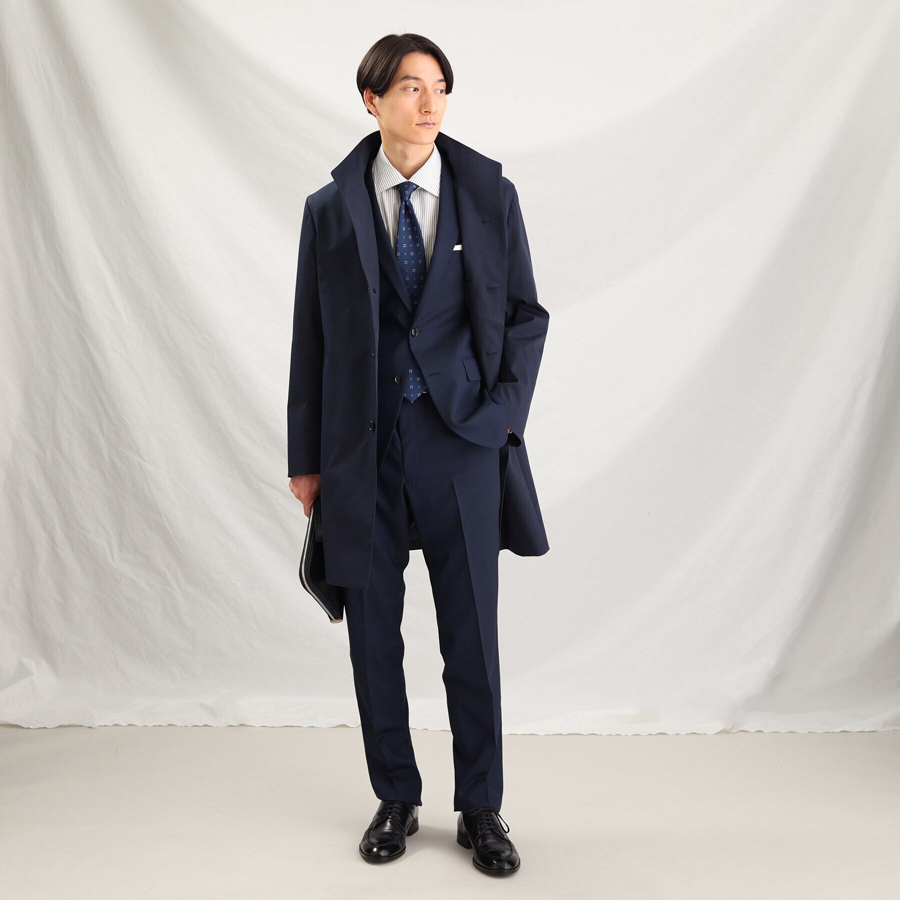 TAKEO KIKUCHI「【DORMEUIL】リップストップ カラー スーツ」|スーツ|