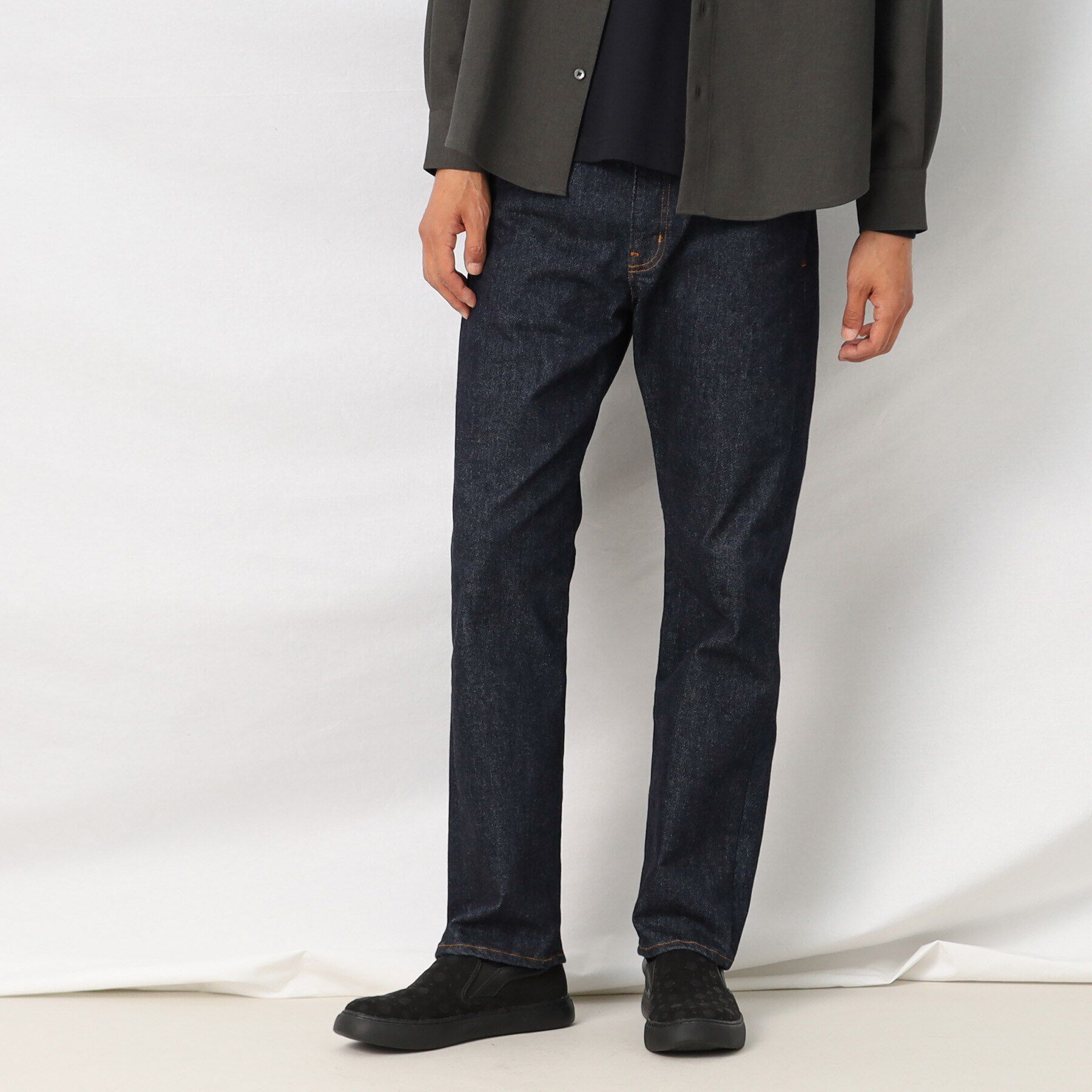 TAKEO KIKUCHI「【Sサイズ～】モンスターストレッチ リジッド デニム パンツ」|デニム|ダークネイビー(09