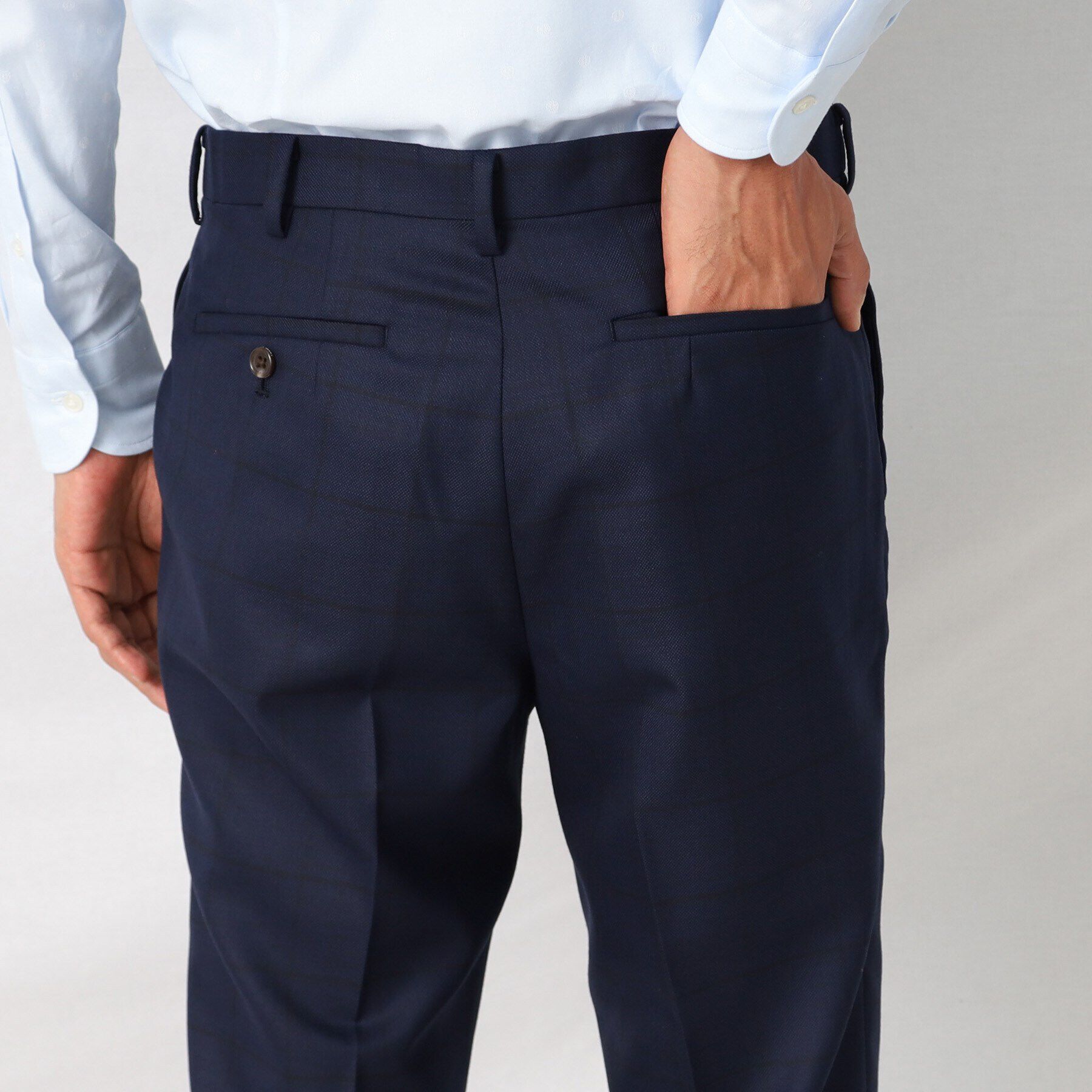 TAKEO KIKUCHI「シャイニー ウインドウペン パンツ」|その他|