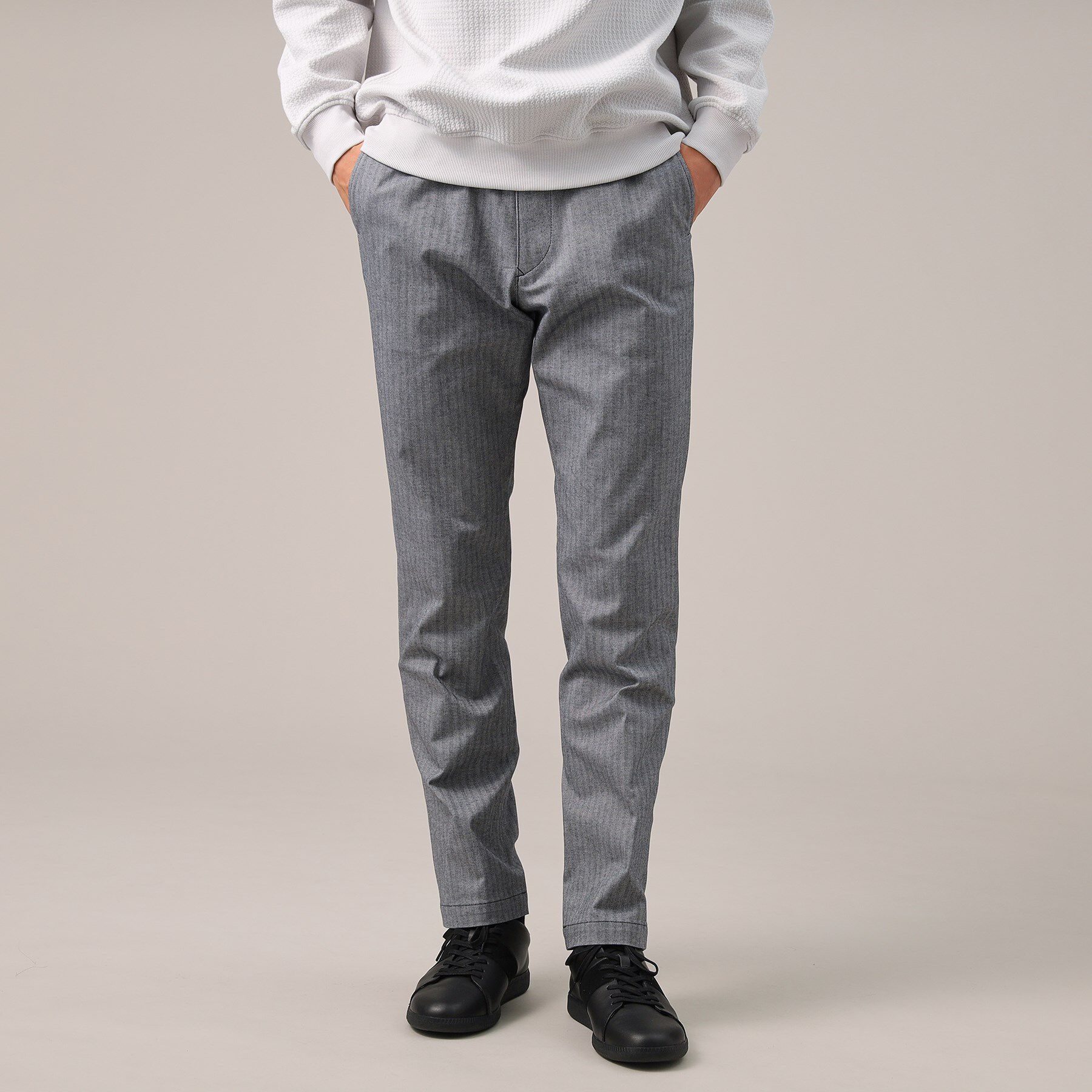 TAKEO KIKUCHI「【Made in JAPAN】播州織 ヘリンボン ストレート パンツ」|その他|