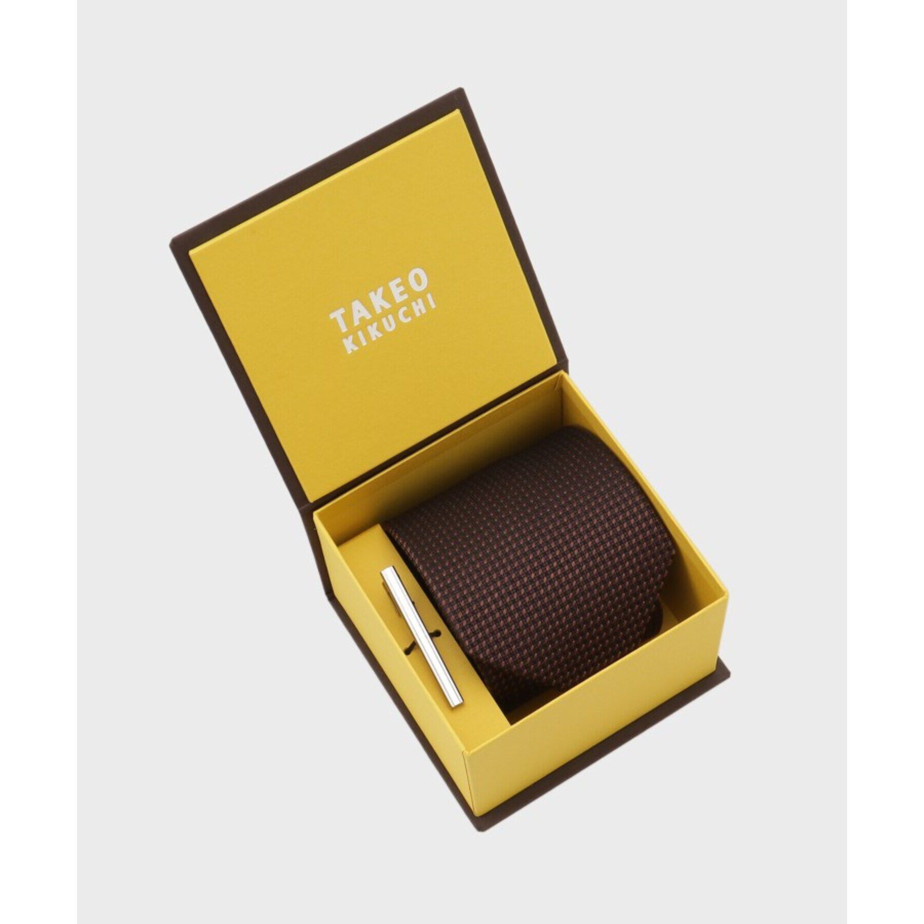 TAKEO KIKUCHI「【BOXセット】無地ネクタイ&タイバー」|ネクタイ・蝶ネクタイ|