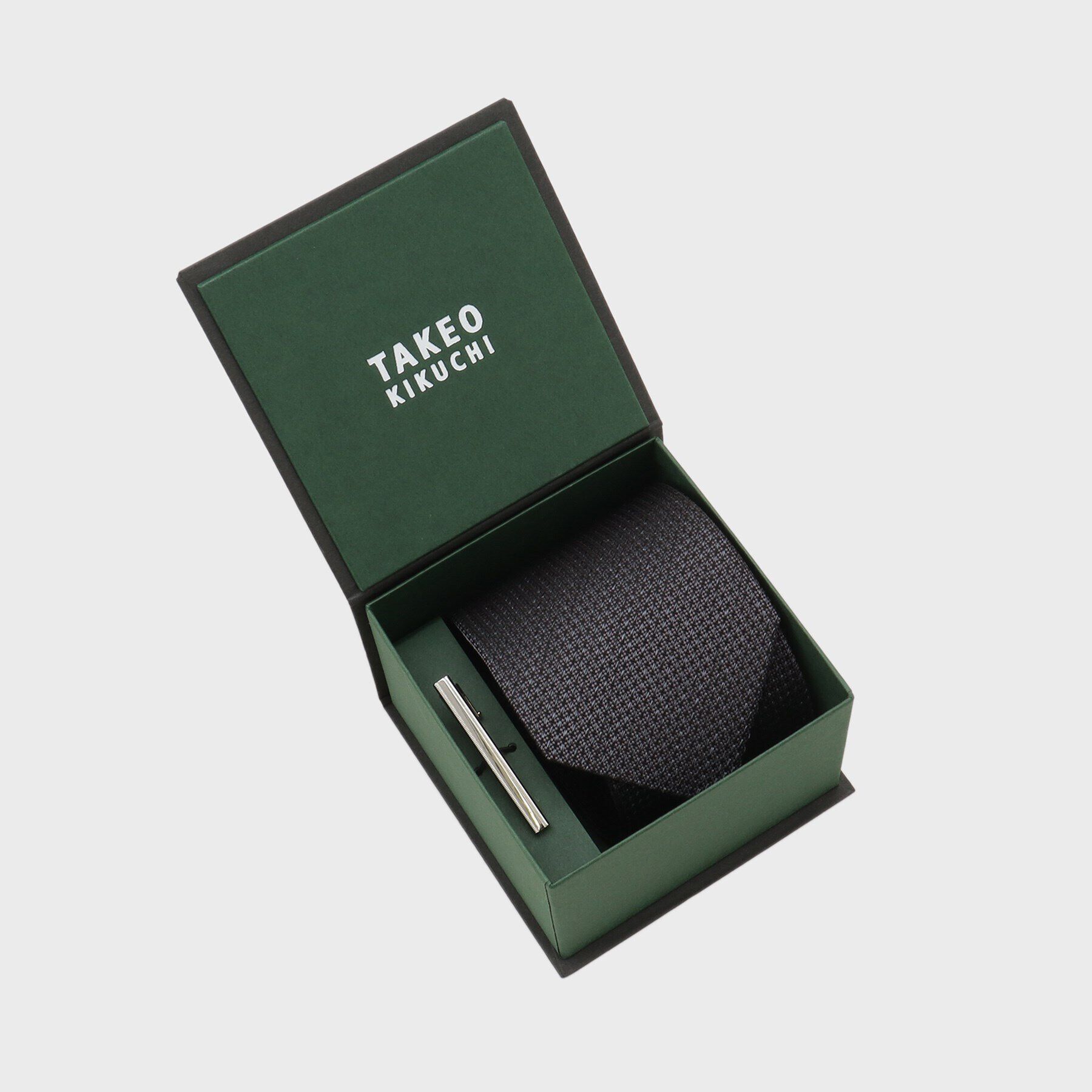 TAKEO KIKUCHI「【BOXセット】無地ネクタイ&タイバー」|ネクタイ・蝶ネクタイ|