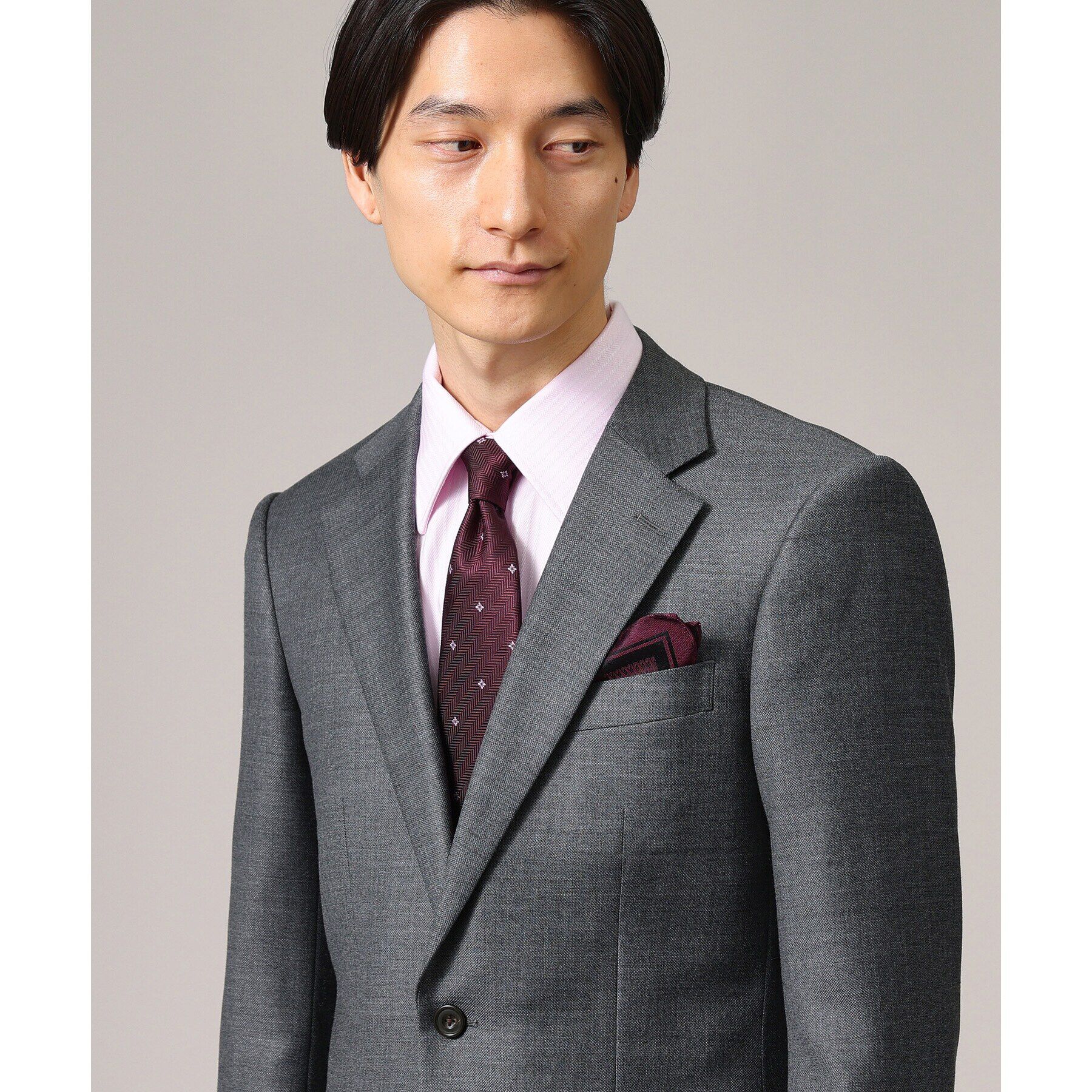 TAKEO KIKUCHI「4面パネル シルクチーフ」|バンダナ・スカーフ|