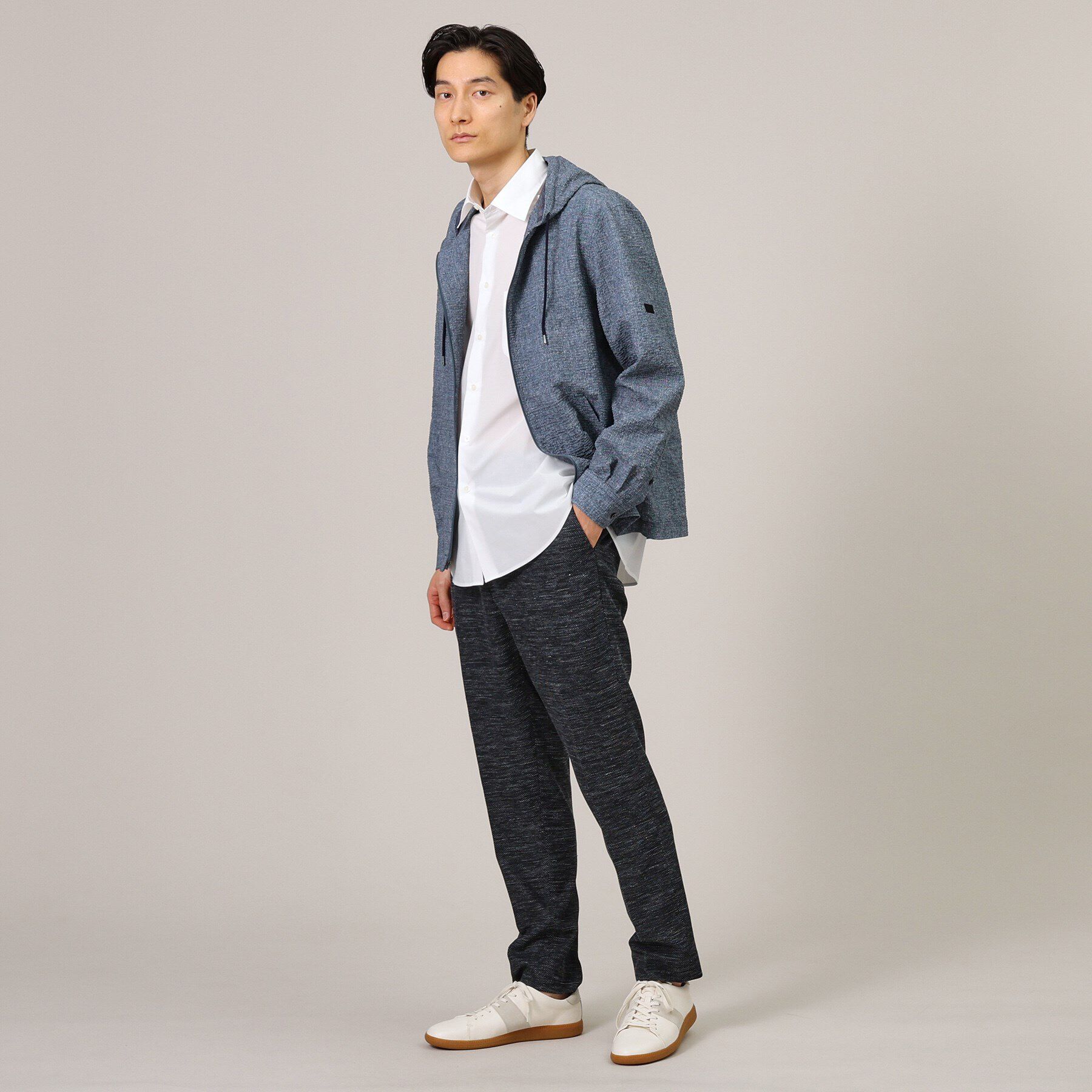 TAKEO KIKUCHI「【尾州織】リネンブレンド メッシュパンツ」|その他|