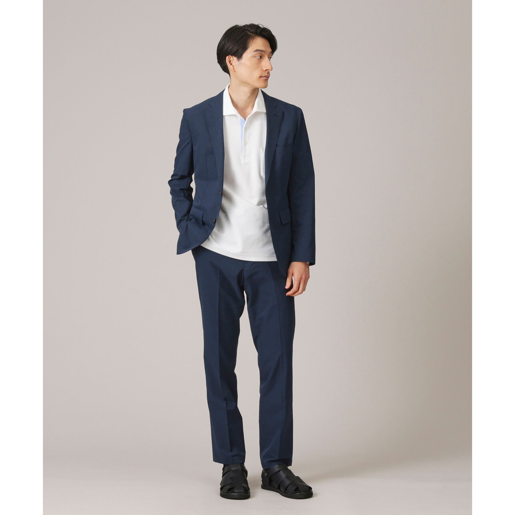 TAKEO KIKUCHI「【抗菌防臭／9色5サイズ展開】ハニカムメランジ ポロシャツ」|ポロシャツ|