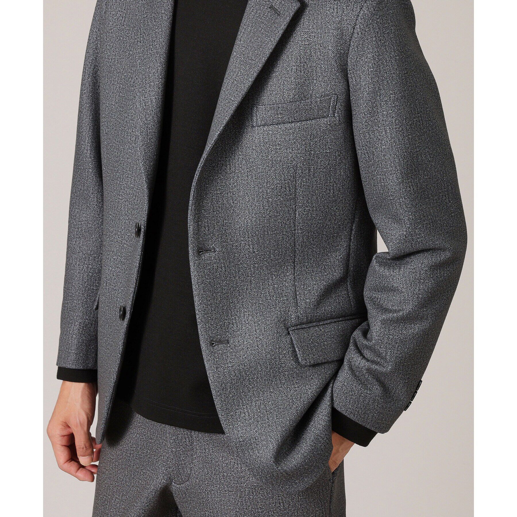 TAKEO KIKUCHI「【DOWN FABRIC】ダウンファブリック テーラード ジャケット / セットアップ対応」|テーラードジャケット|