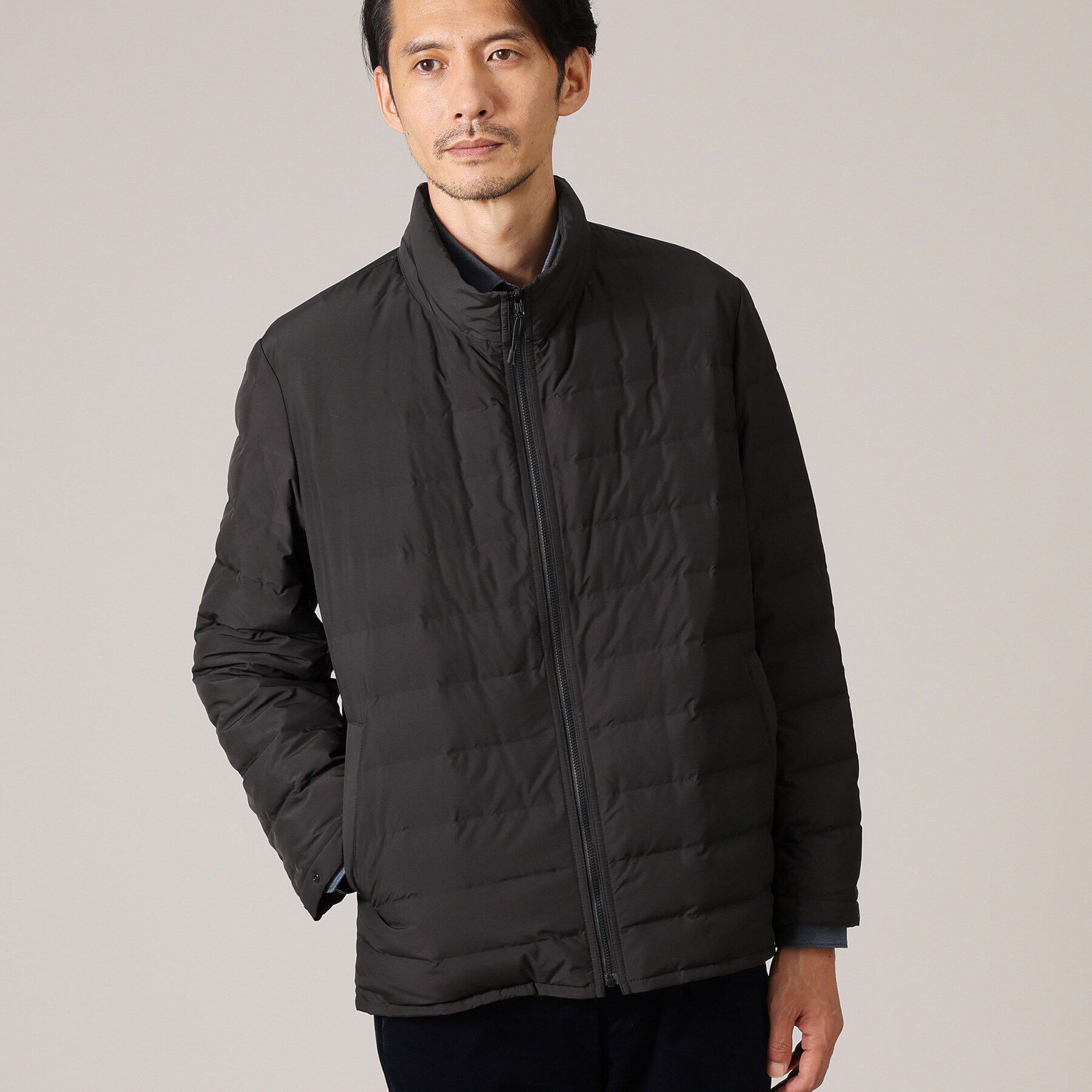 TAKEO KIKUCHI「【3WAY】ドビー ダウンライナー付 ブルゾン」|ブルゾン・スタジャン|