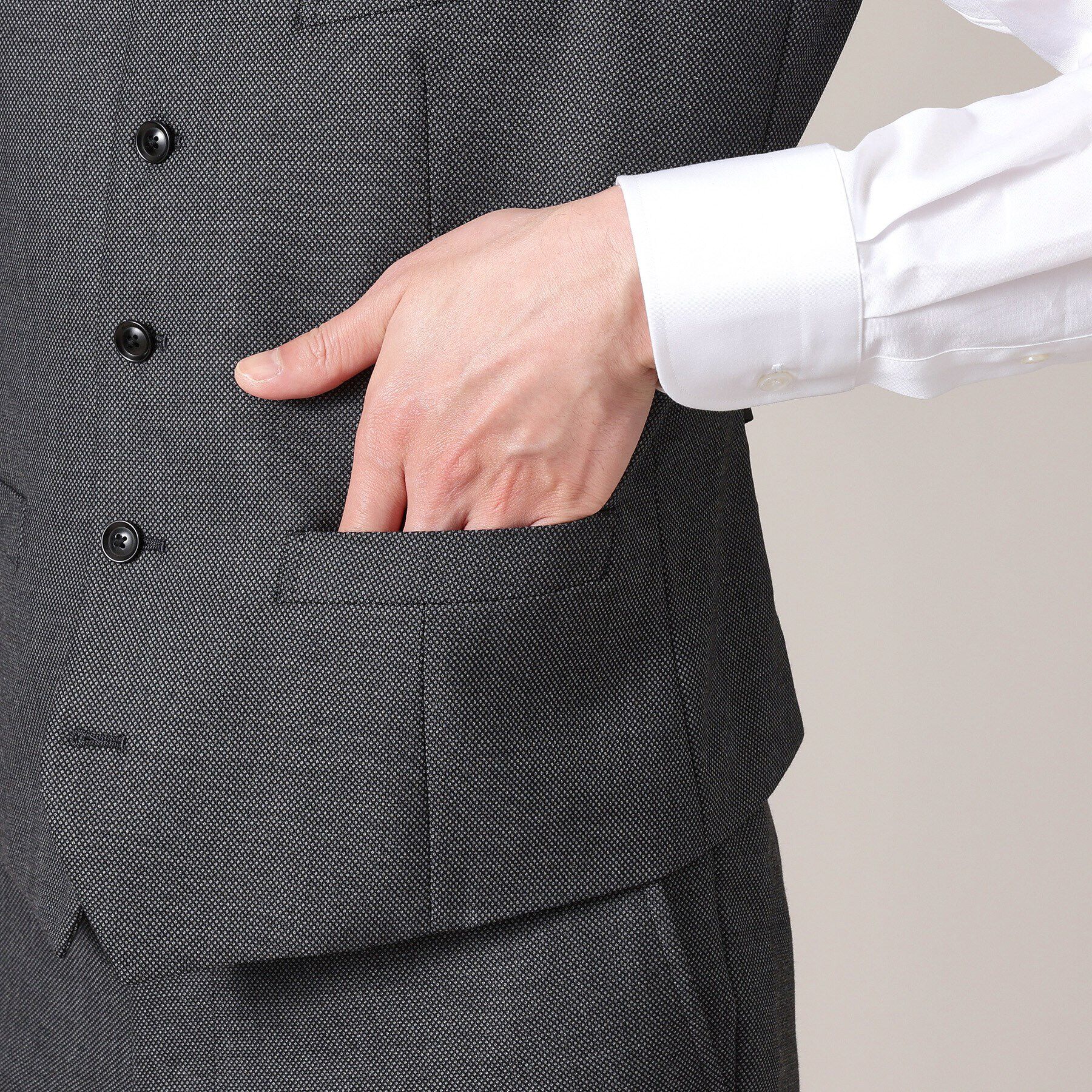 TAKEO KIKUCHI「【3ピース対応】バーズアイ ベスト」|スーツ|