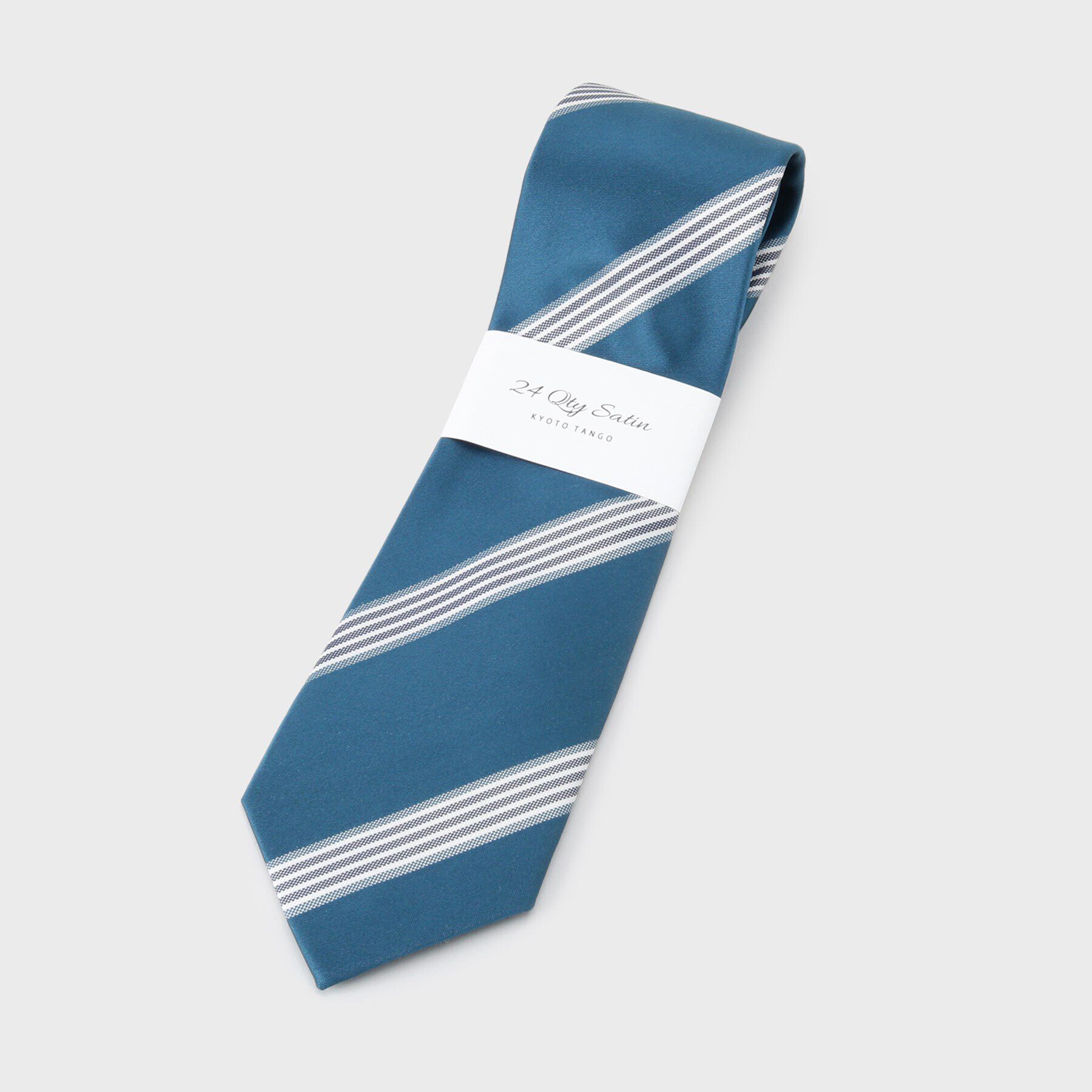 TAKEO KIKUCHI「【Made in JAPAN】24Qty Satin シルクネクタイ」|ネクタイ・蝶ネクタイ|グリーン(322)