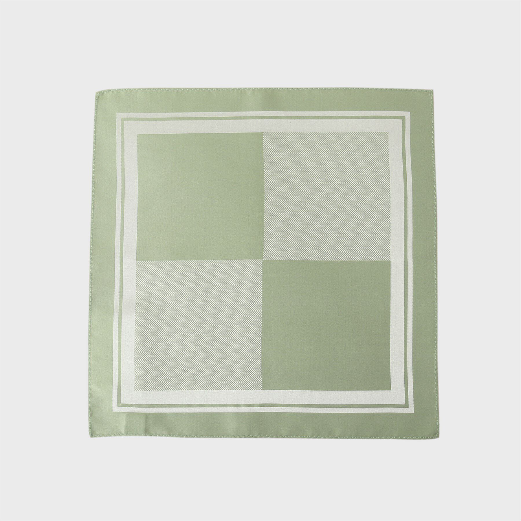 TAKEO KIKUCHI「【セレモニー対応】サテン4面パネル ポケットチーフ」|バンダナ・スカーフ|ミントグリーン(02