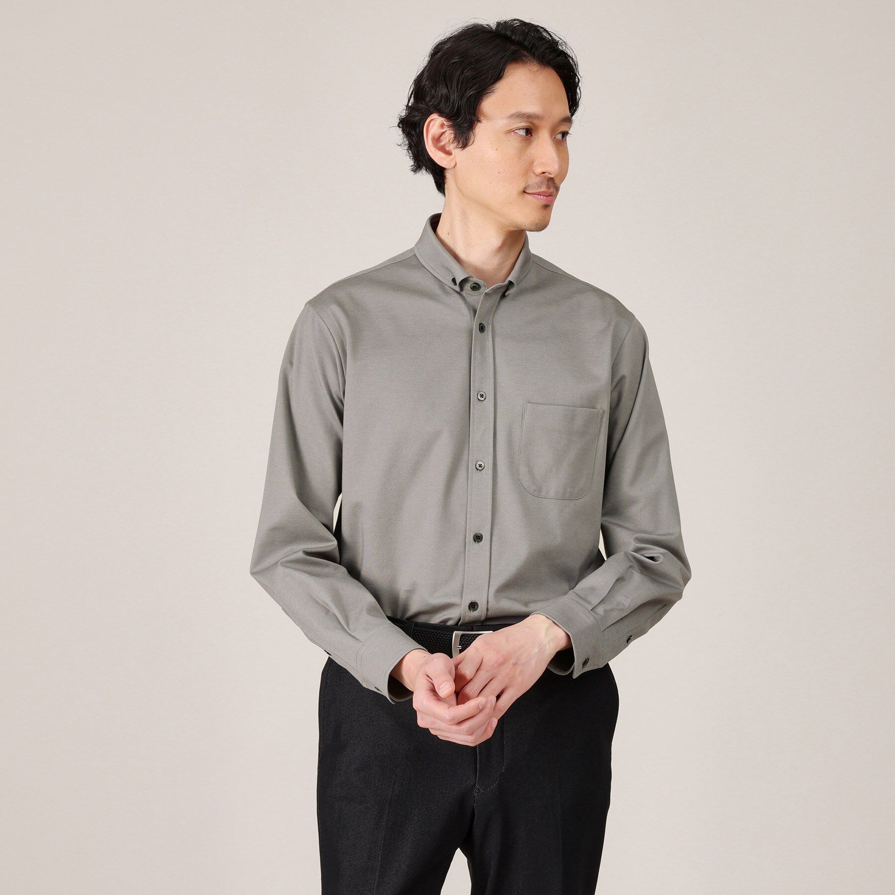 TAKEO KIKUCHI「【ONOFF兼用】モクロディ－ ボタンダウンシャツ」|シャツ・ブラウス|