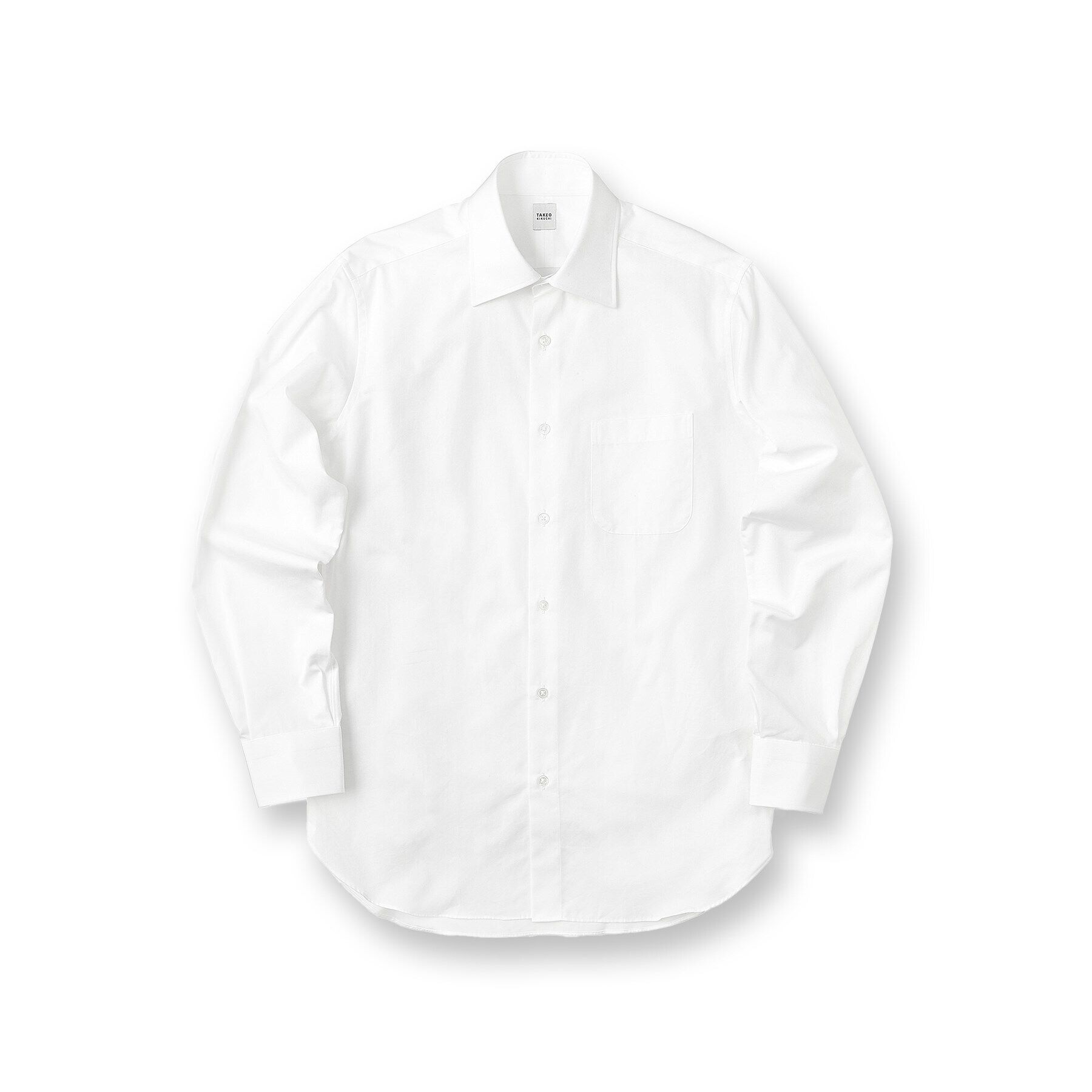 TAKEO KIKUCHI「グログラン セミワイドカラー シャツ」|シャツ・ブラウス|