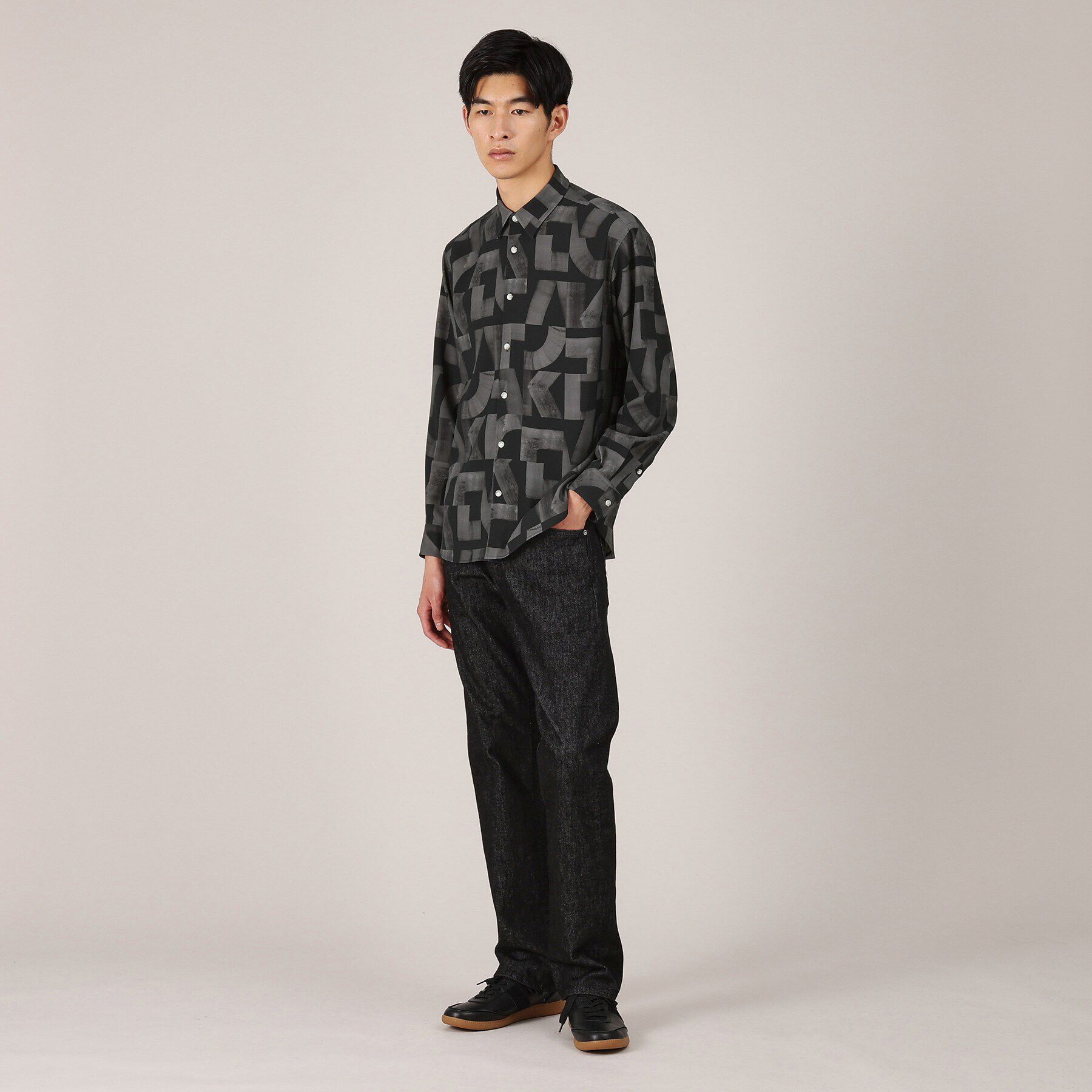 TAKEO KIKUCHI「【Made in JAPAN】スライドパズル柄 シャツ」|シャツ・ブラウス|