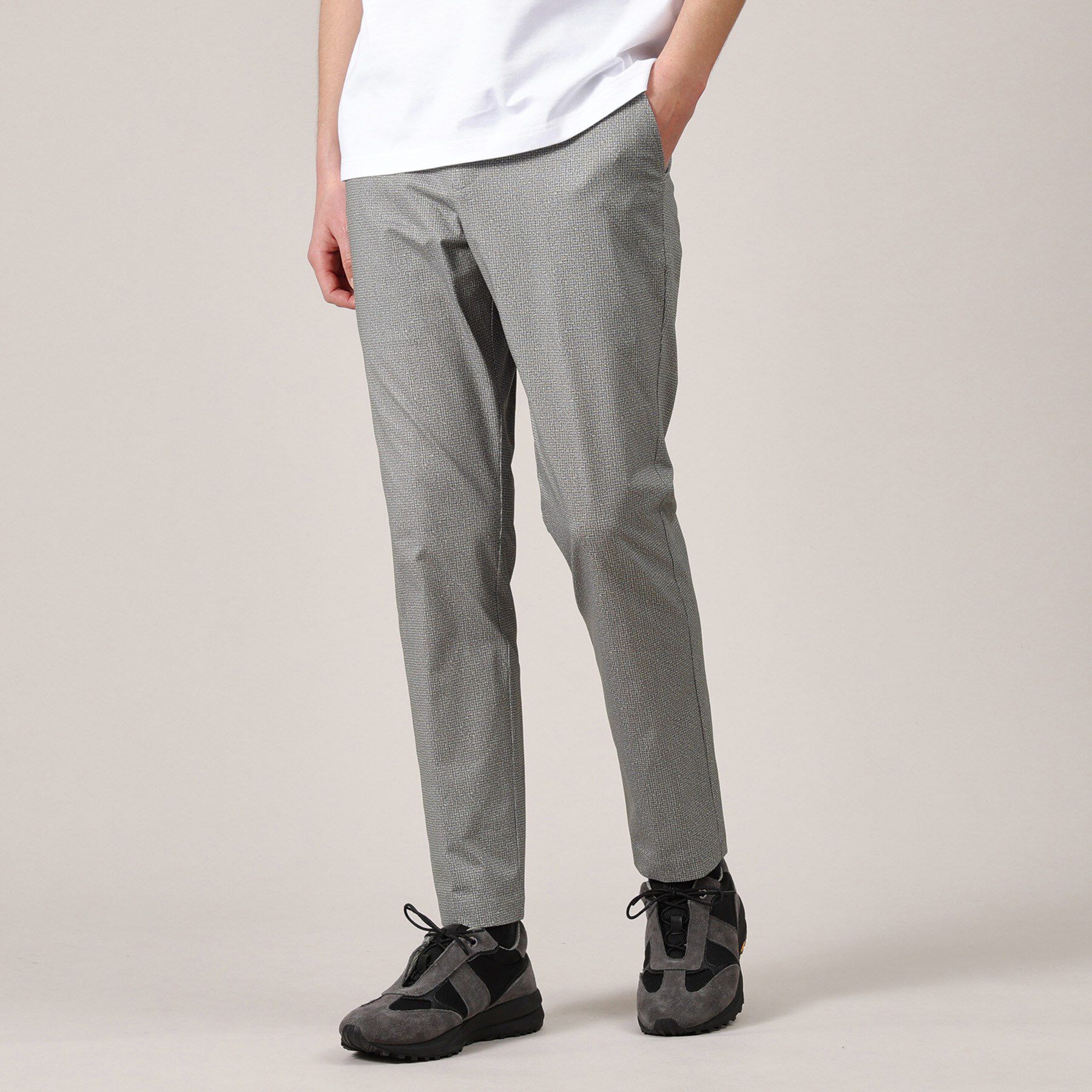 TAKEO KIKUCHI「エラスティック アクティブ イージーパンツ」|その他|グレー(012)