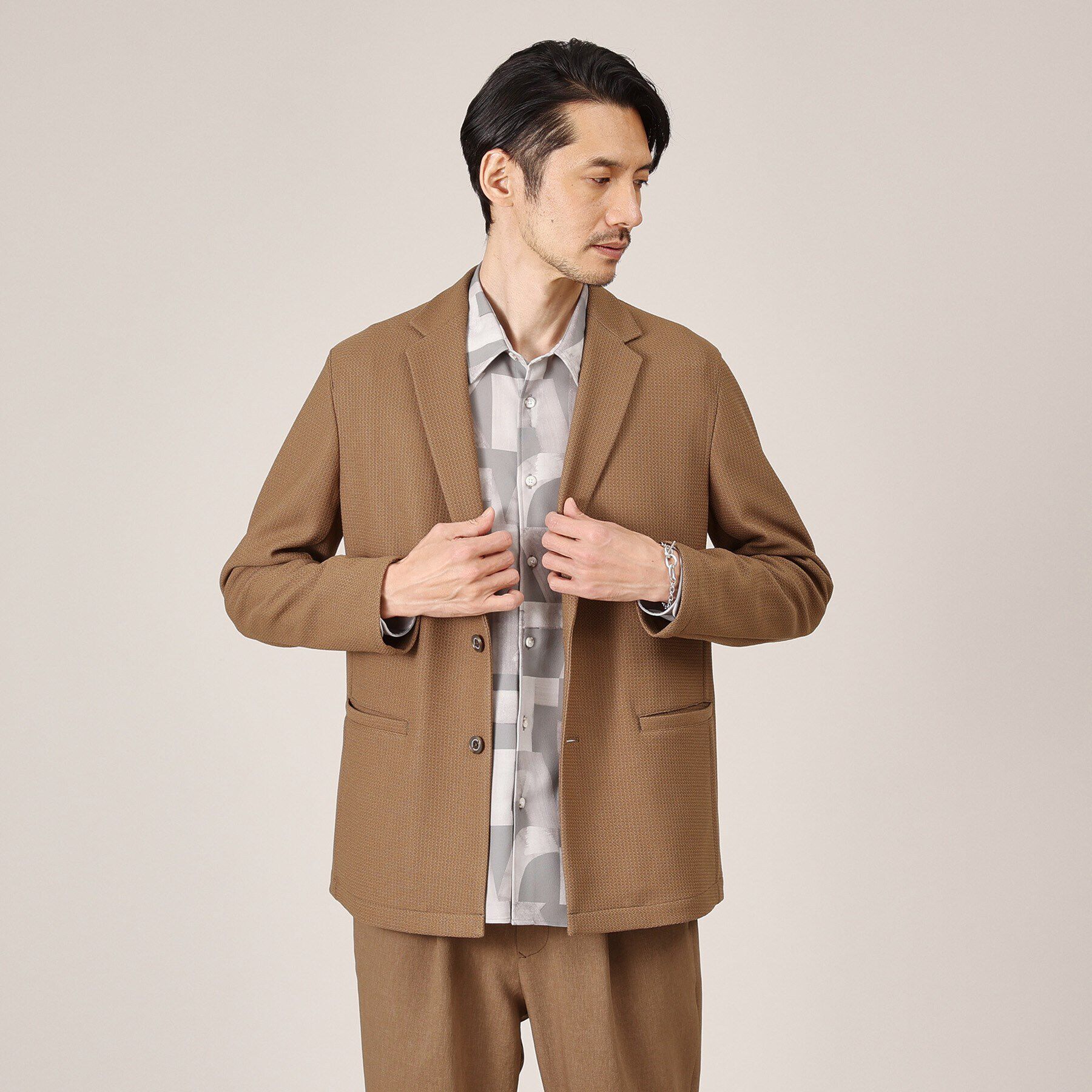 TAKEO KIKUCHI「【軽羽織】尾州ラッセル ジャケット」|テーラードジャケット|