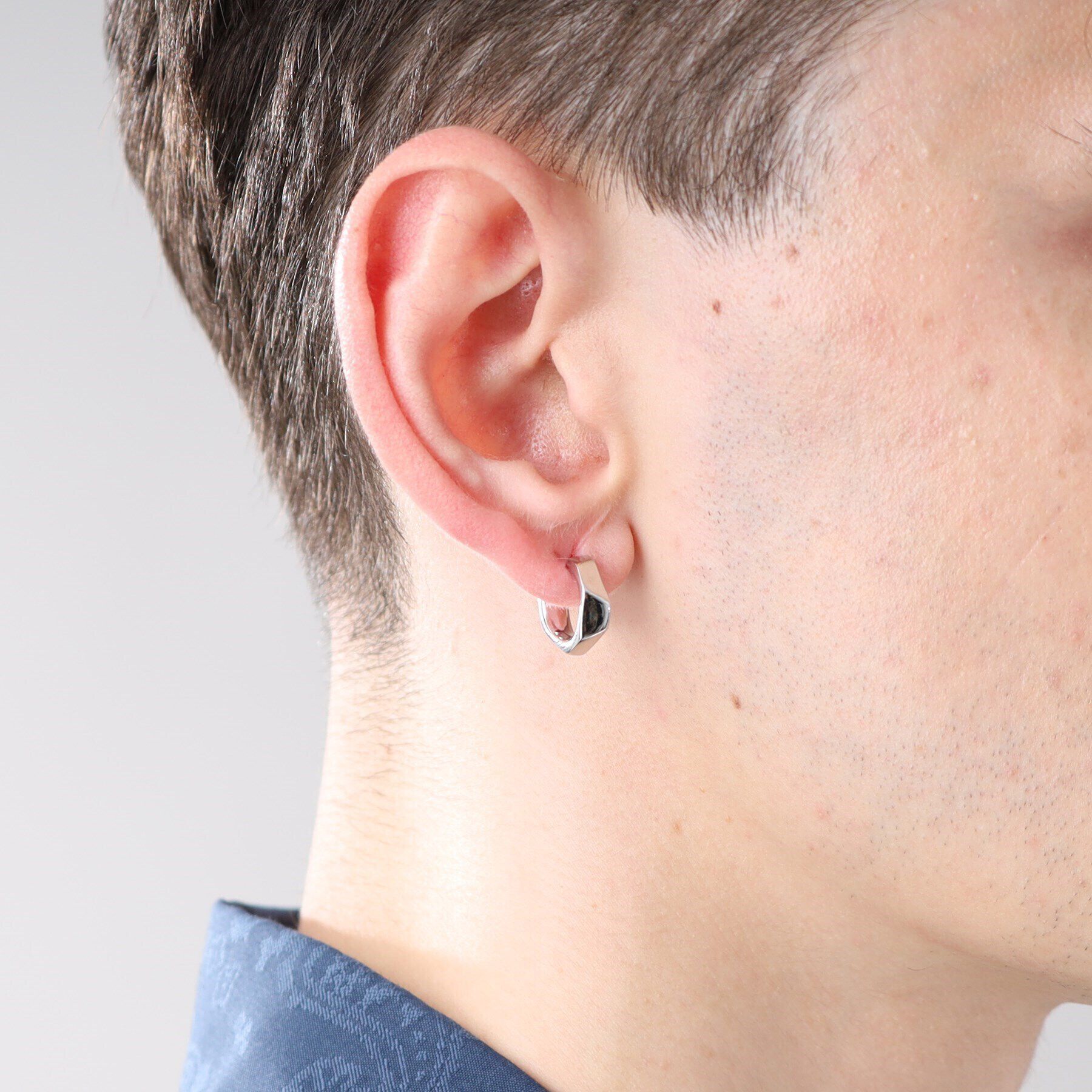 TAKEO KIKUCHI「ペンタゴンカットピアス」|ピアス|