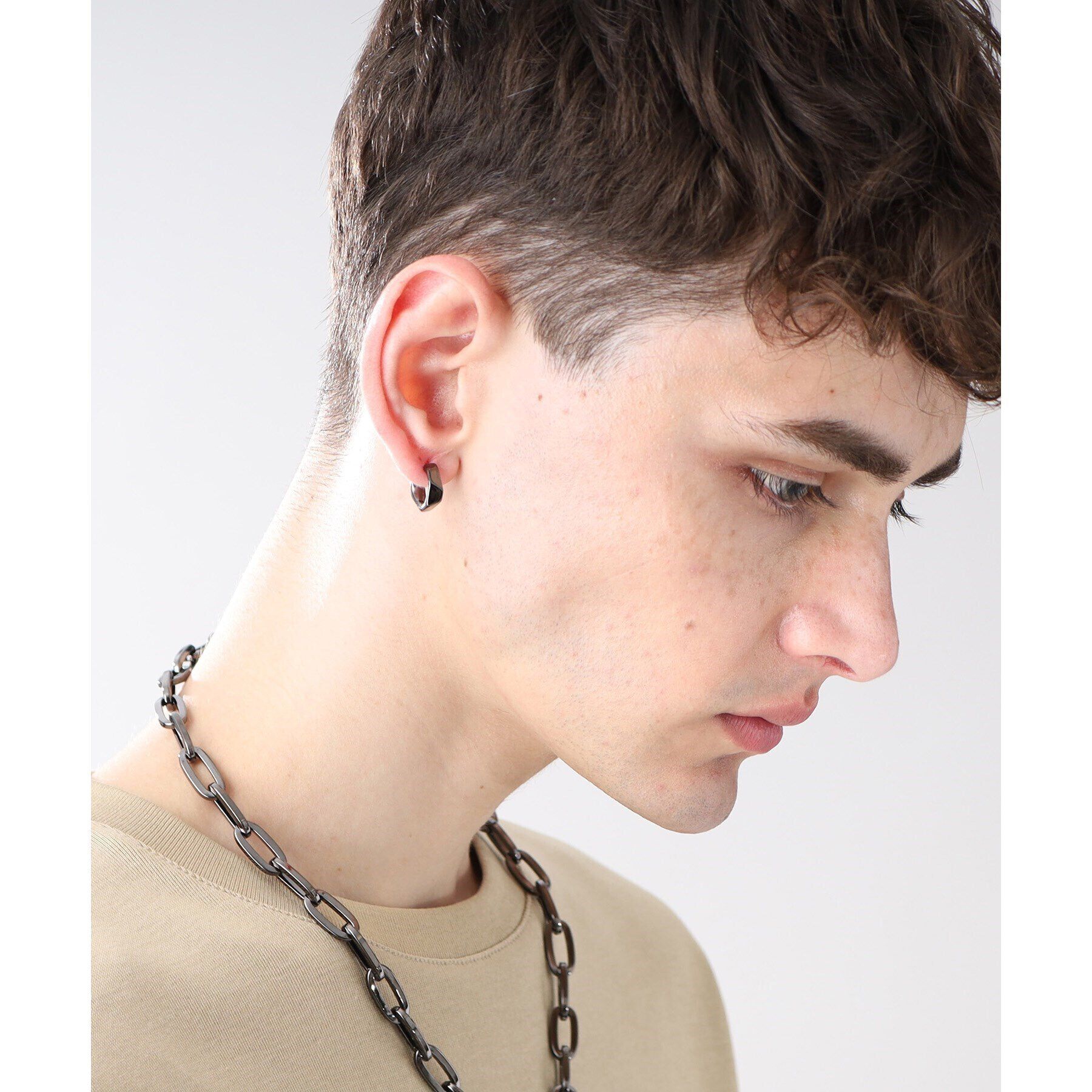 TAKEO KIKUCHI「ペンタゴンカットピアス」|ピアス|