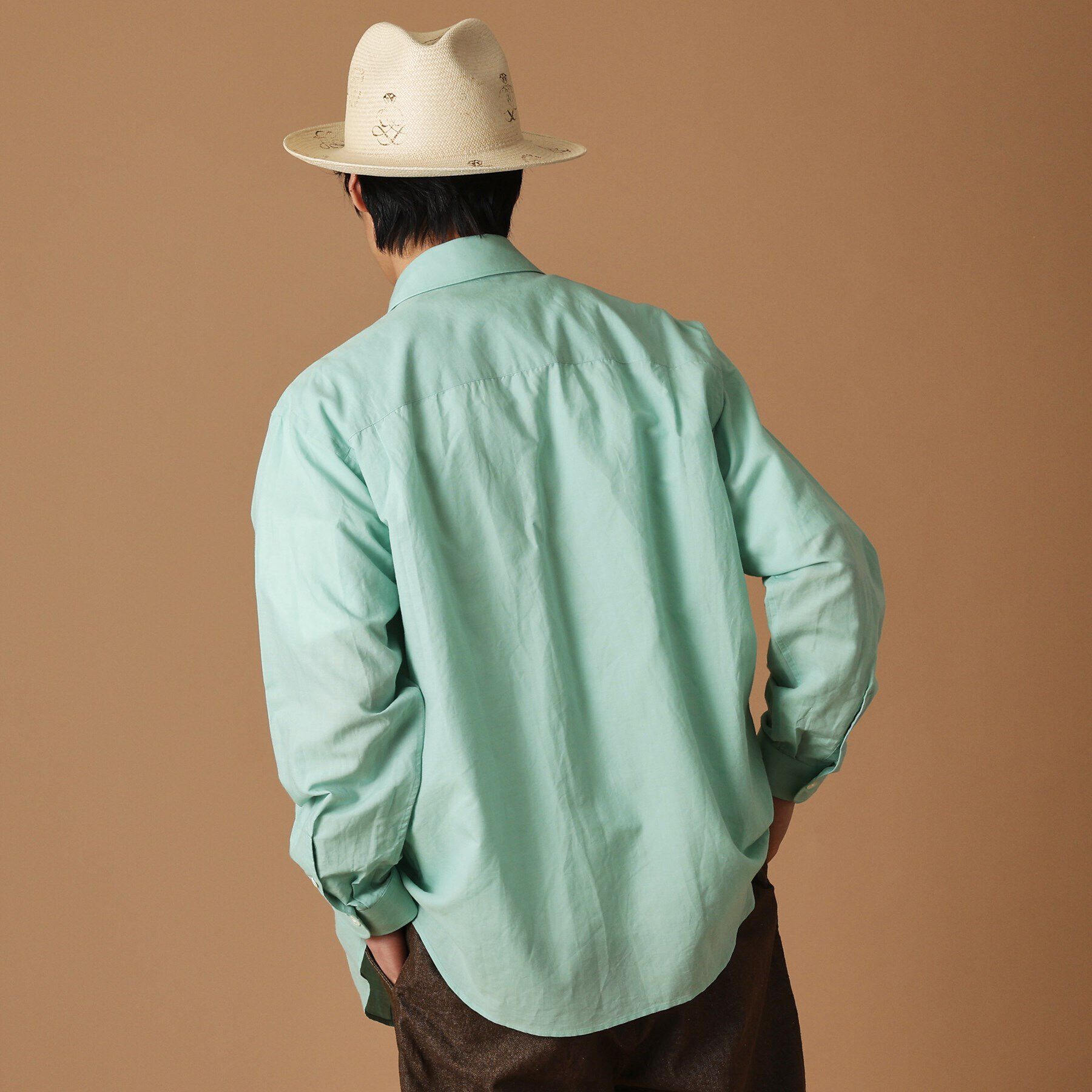 40CARATS&525「綿ラミー シアーシャツ」|シャツ・ブラウス|