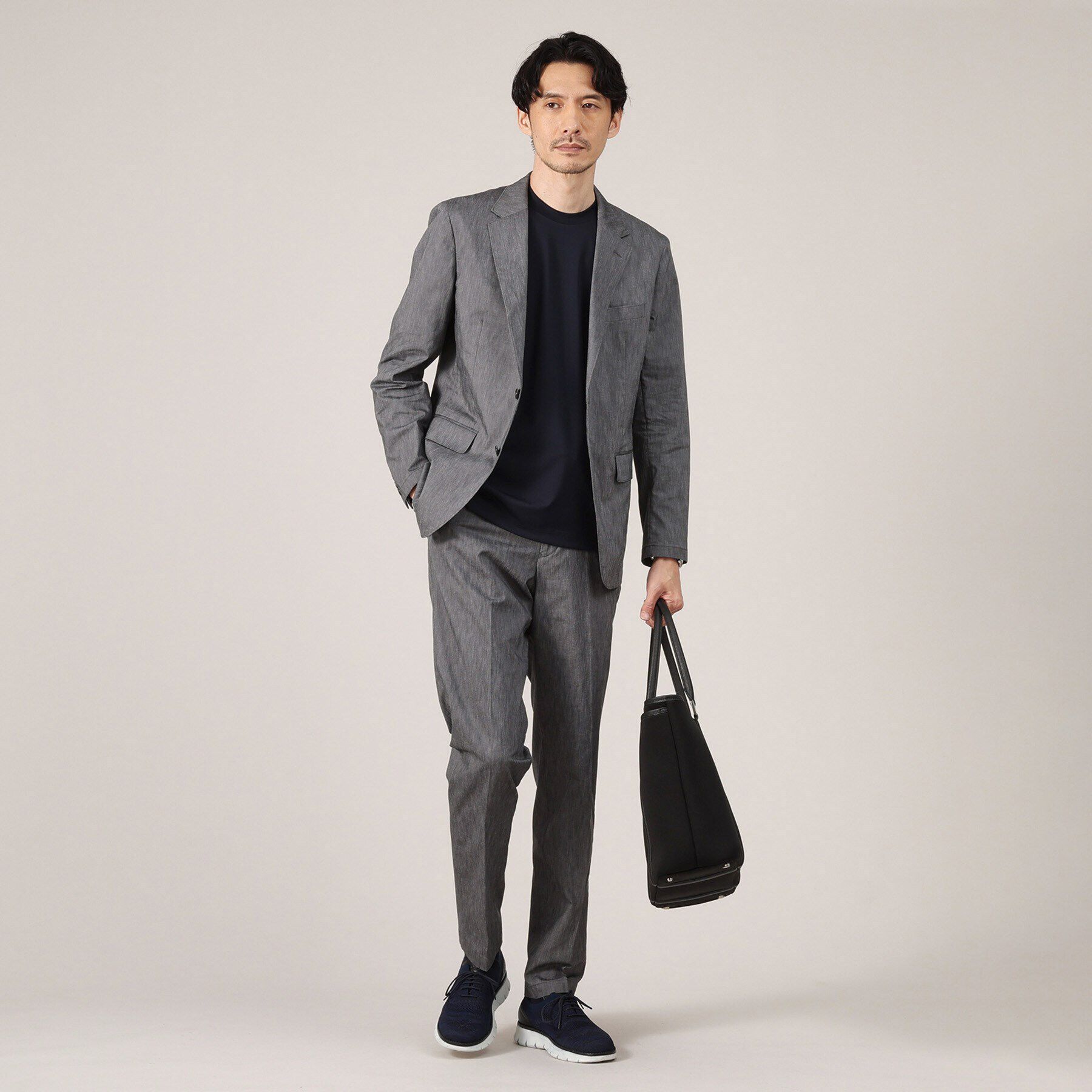 TAKEO KIKUCHI「【360&deg;ストレッチ／セットアップ対応】None Of Stress リネンジャケット」|テーラードジャケット|