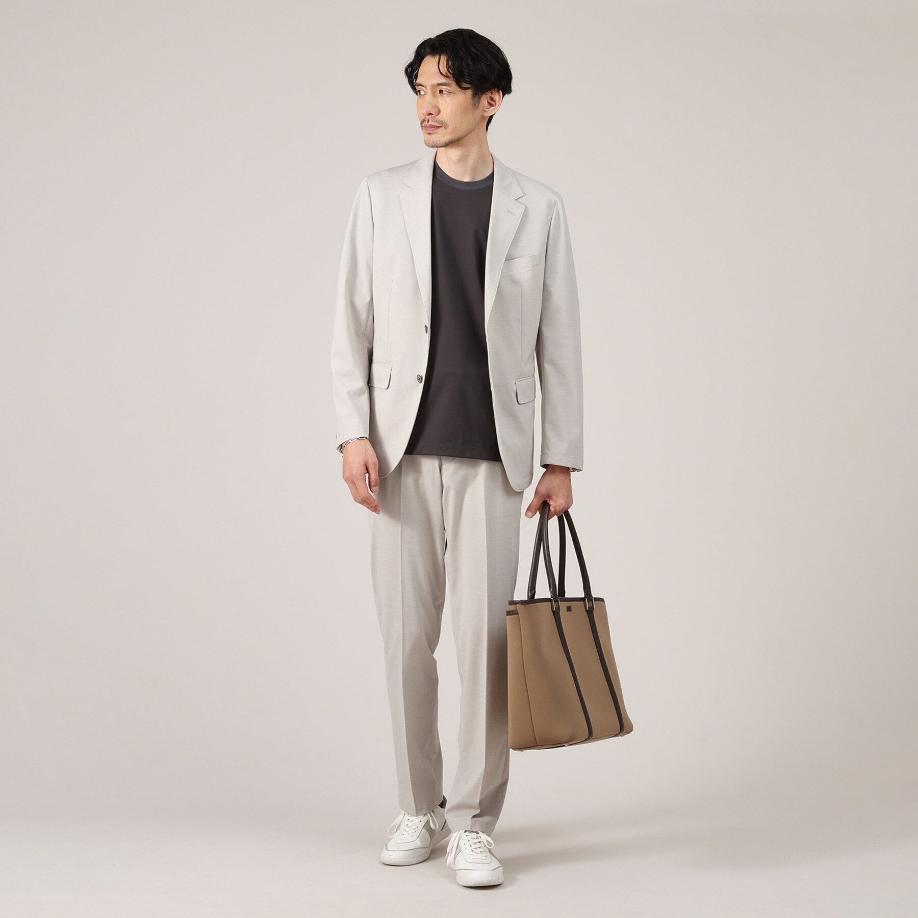 TAKEO KIKUCHI「【360&deg;ストレッチ／セットアップ対応】None Of Stress シャドーピンストライプ ジャケ」|テーラードジャケット|