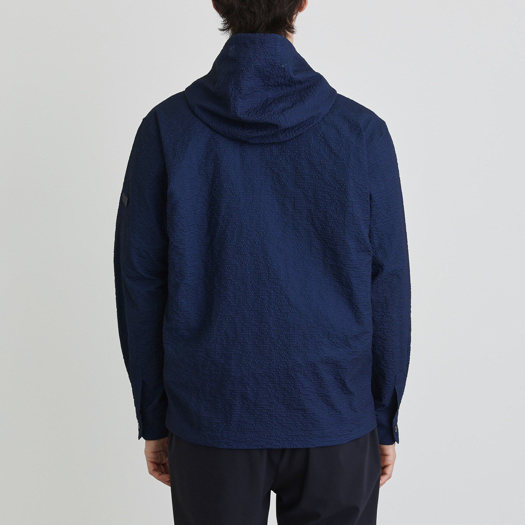 TAKEO KIKUCHI「【軽羽織】リップル プリント シャツパーカ」|パーカー|