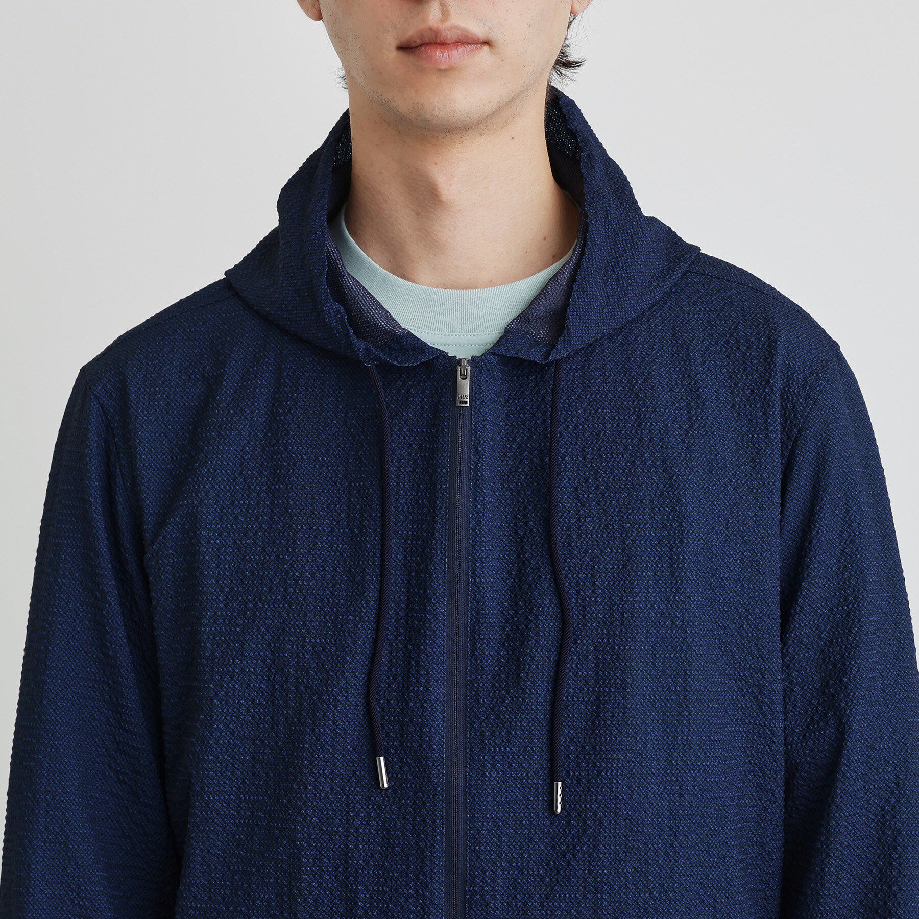 TAKEO KIKUCHI「【軽羽織】リップル プリント シャツパーカ」|パーカー|