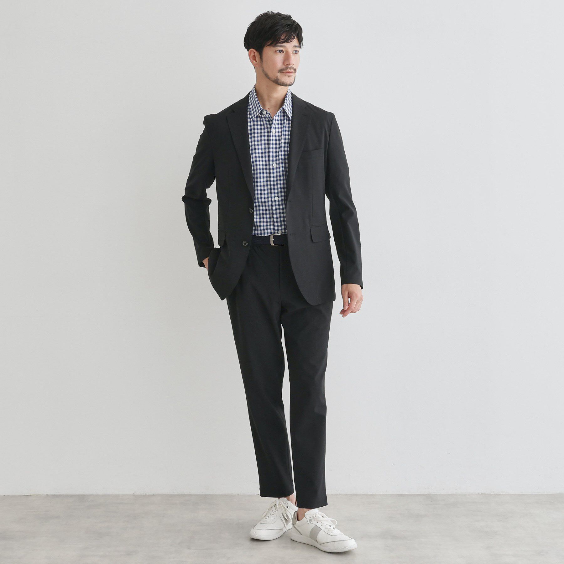 TAKEO KIKUCHI「【LIMITED】吸水速乾セットアップ／背抜きジャケット＆イージーパンツ」|スーツ|