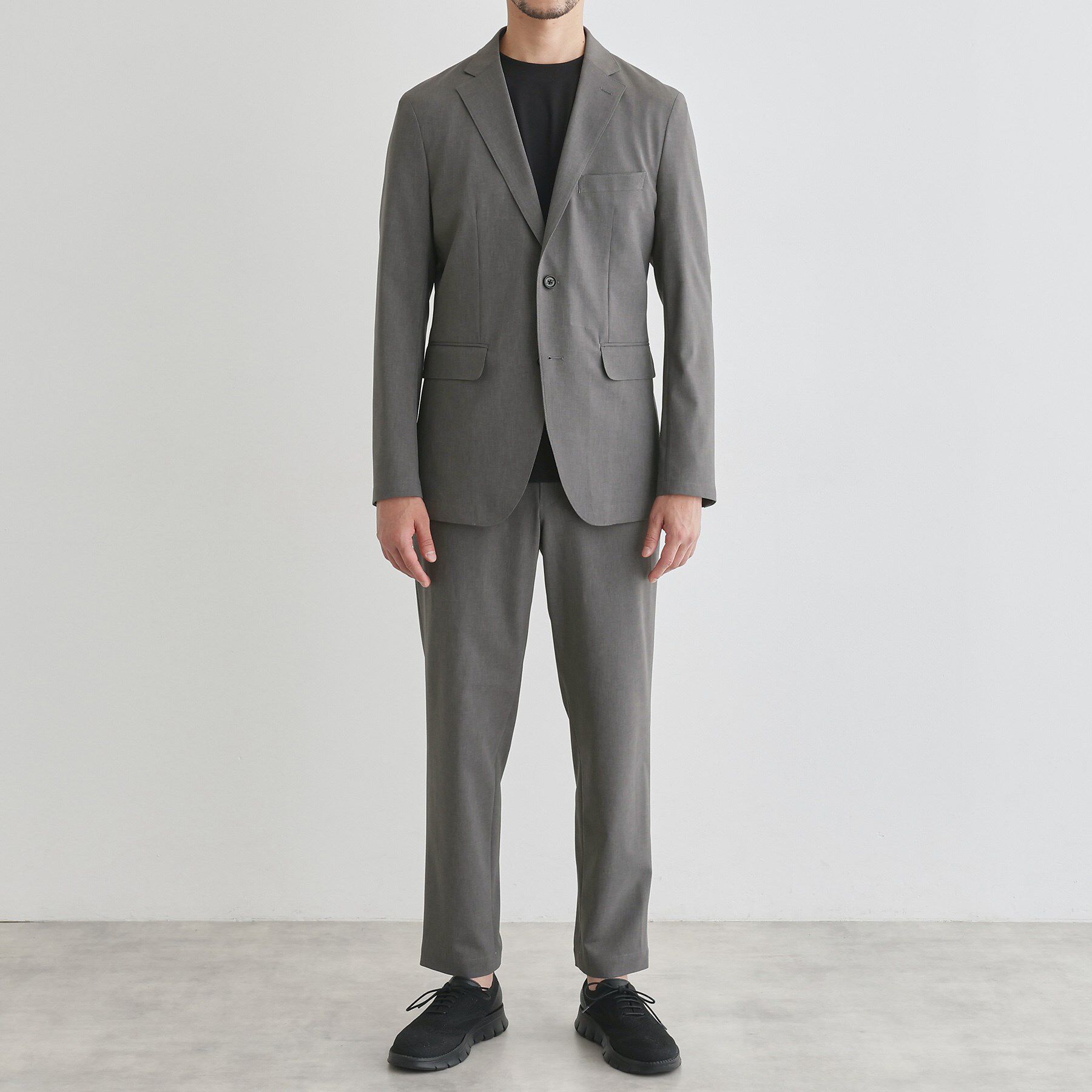 TAKEO KIKUCHI「【LIMITED】吸水速乾セットアップ／背抜きジャケット＆イージーパンツ」|スーツ|