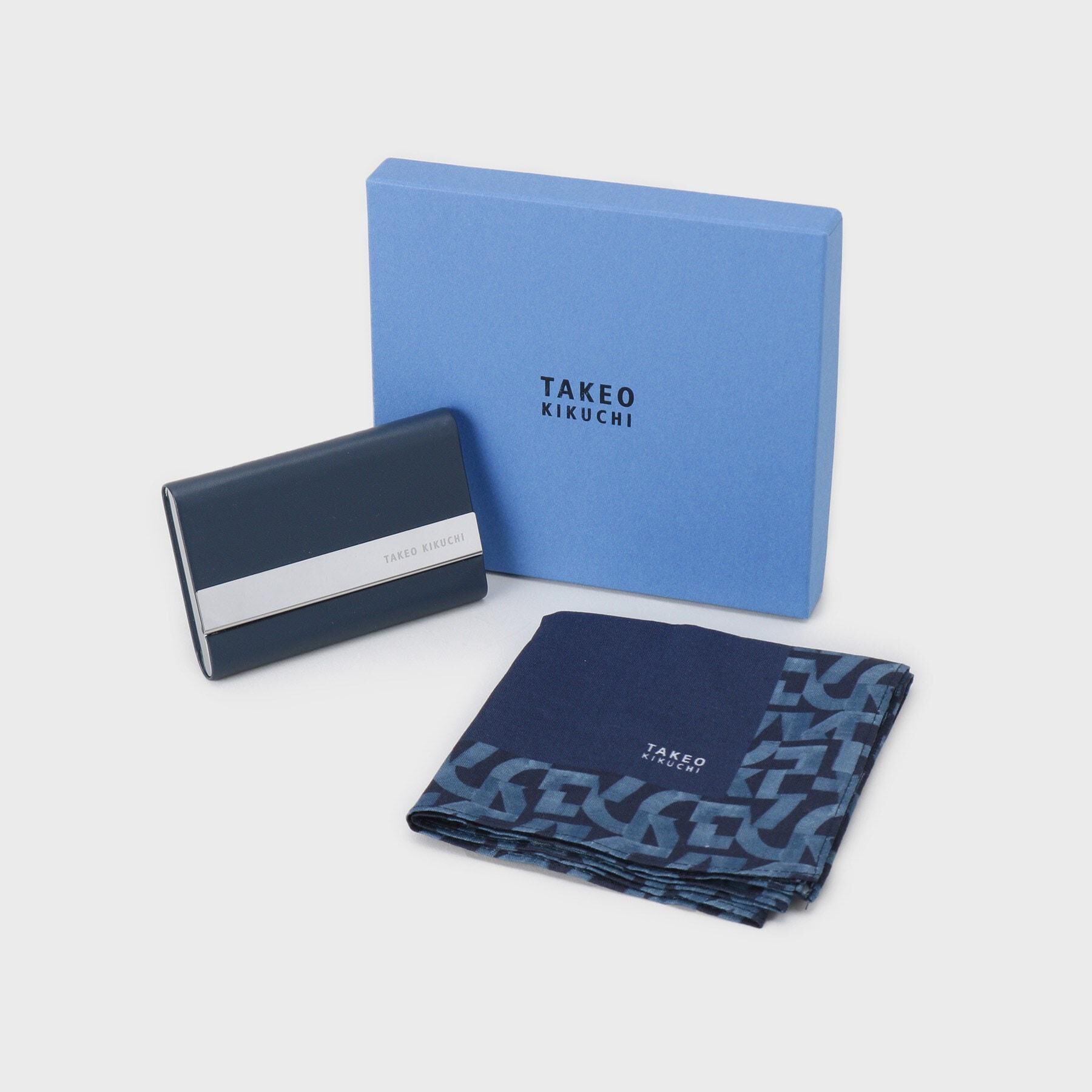 TAKEO KIKUCHI「ハンカチ名刺入れセット」|その他|