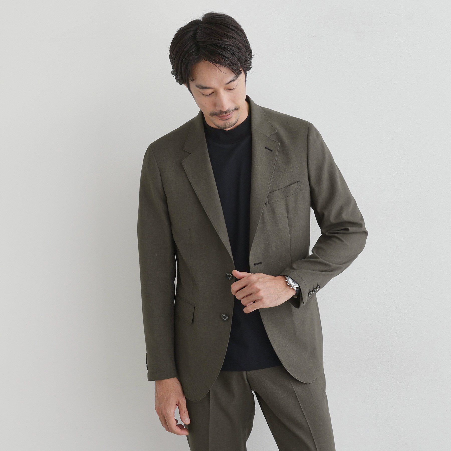 TAKEO KIKUCHI「【COOL CITY WEAR】アーバンクール ジャケット /接触冷感・吸水速乾」|テーラードジャケット|ブラウン(043)