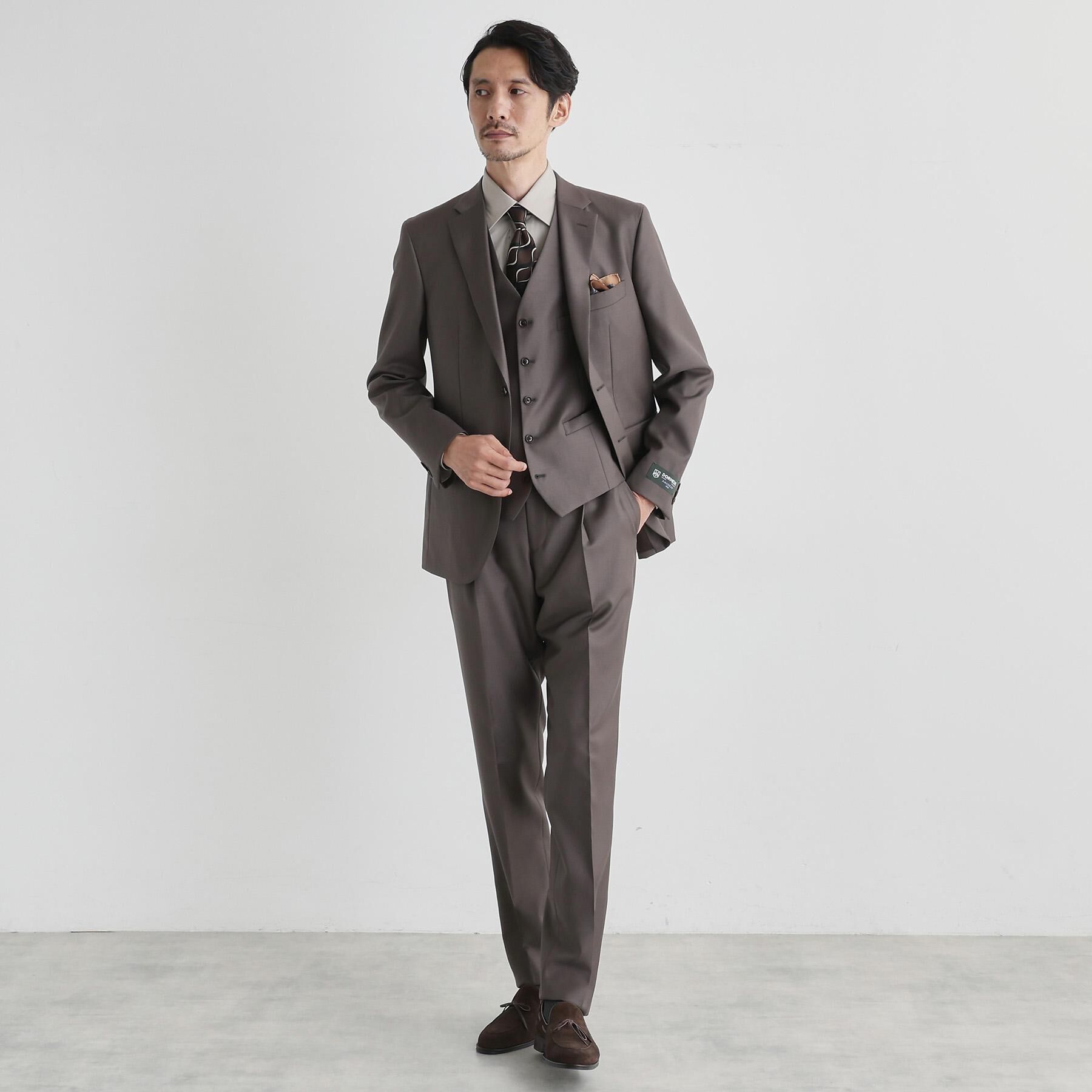 TAKEO KIKUCHI「ドーメル サージ ベスト」|スーツ|