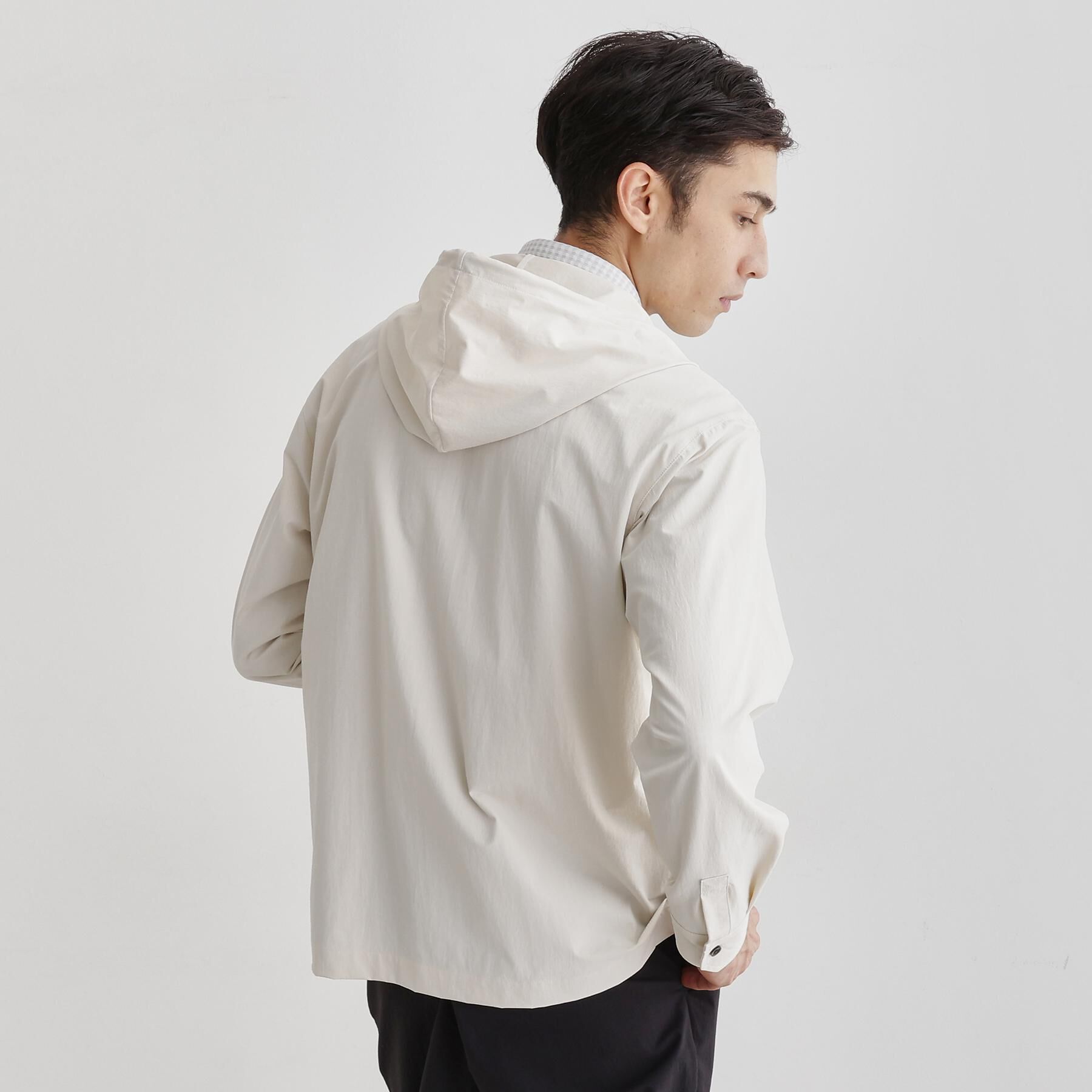 TAKEO KIKUCHI「【3D ナイロン ストレッチ】ジップアップ フードブルゾン」|ブルゾン・スタジャン|