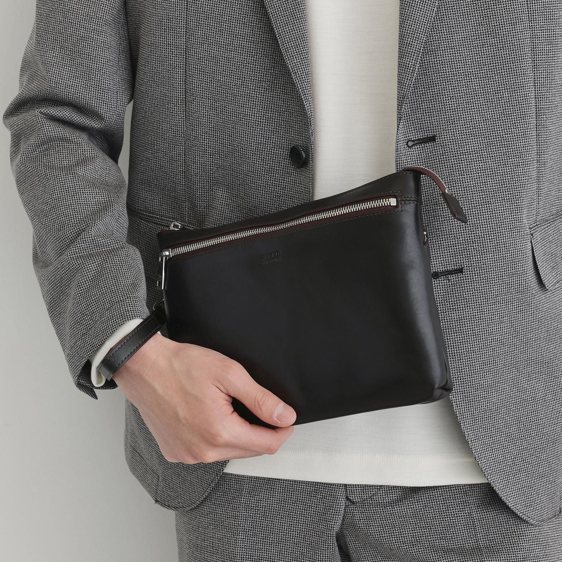 TAKEO KIKUCHI「アニリンレザー　２WAYクラッチ」|クラッチバッグ|