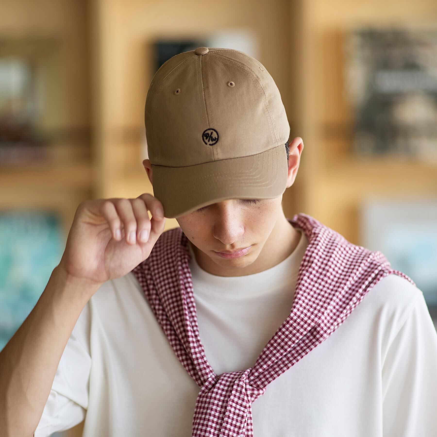 TAKEO KIKUCHI「【LIMITED】ワンポイントロゴキャップ」|キャップ・キャスケット|ベージュ(052)