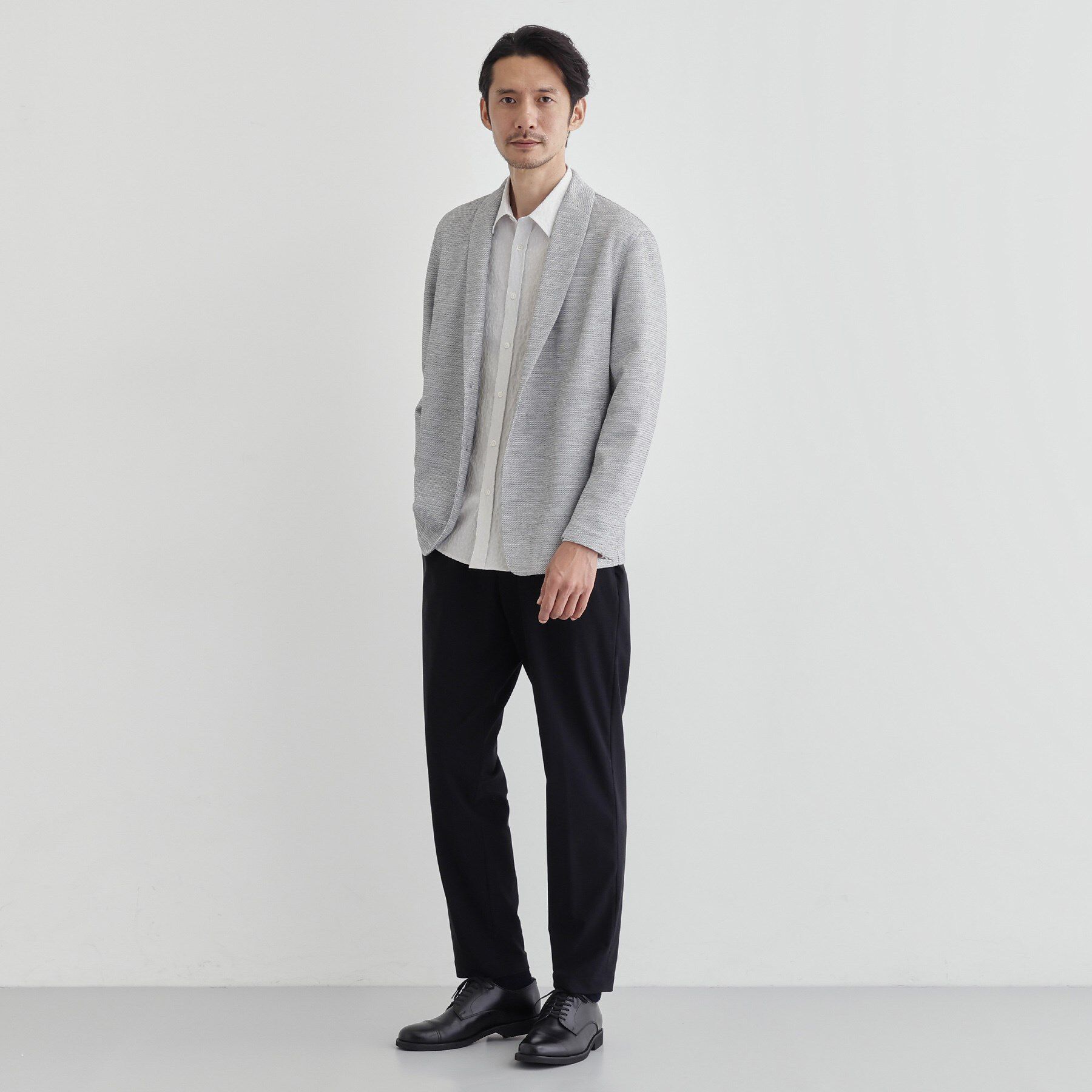 TAKEO KIKUCHI「【尾州織】ショールカラー カーディガン」|カーディガン|