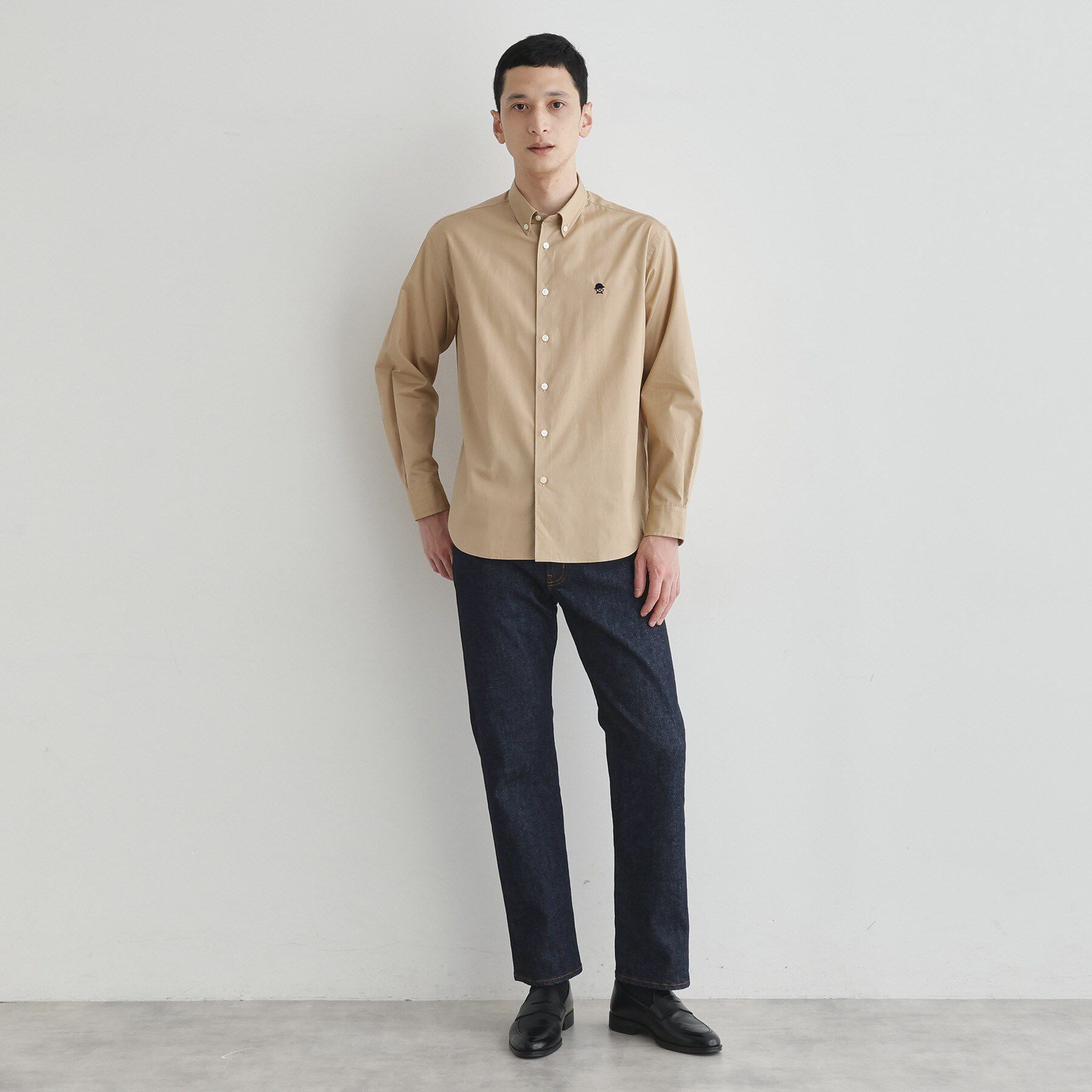 TAKEO KIKUCHI「【LIMITED】ワンポイント刺繍ボタンダウンシャツ」|シャツ・ブラウス|