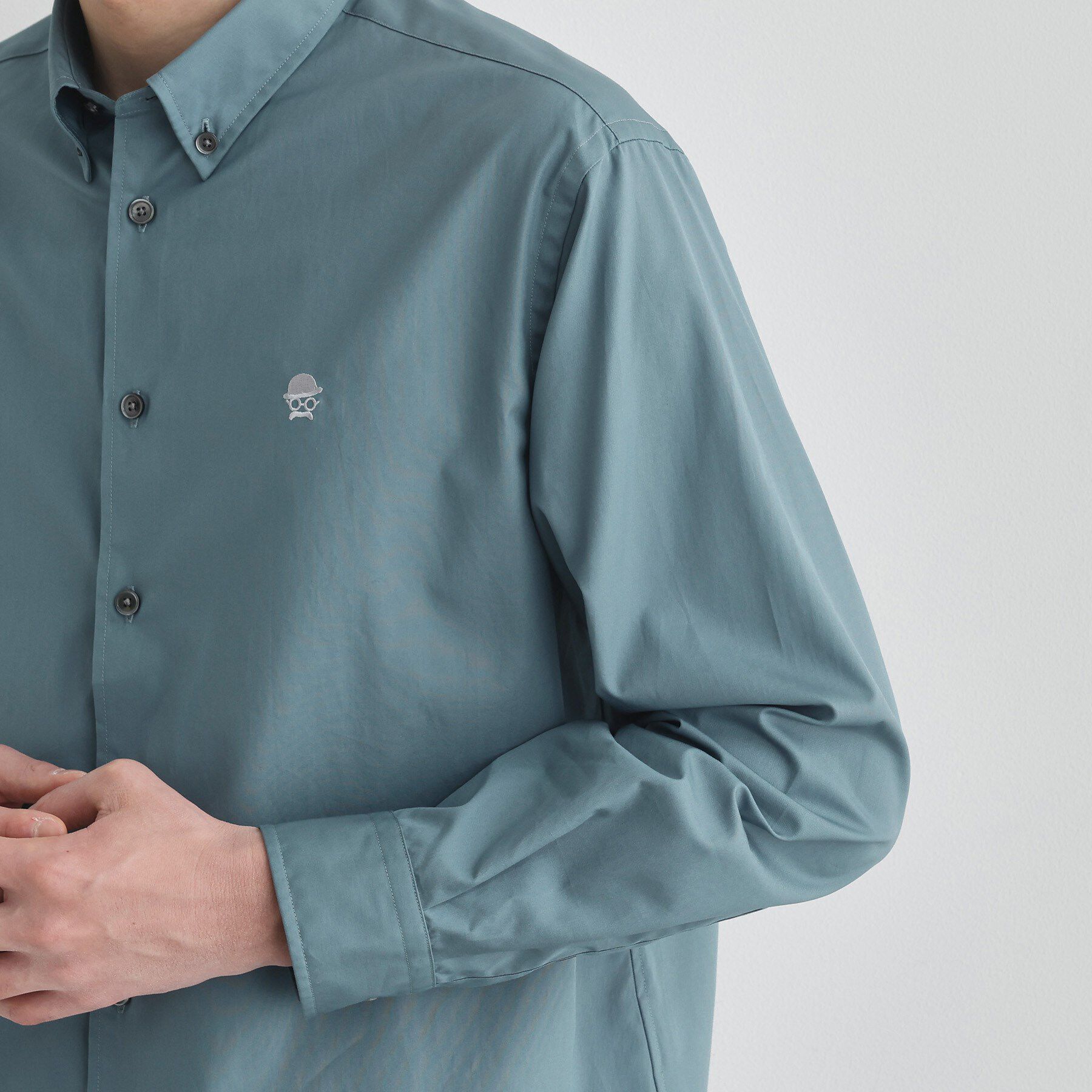 TAKEO KIKUCHI「【LIMITED】ワンポイント刺繍ボタンダウンシャツ」|シャツ・ブラウス|